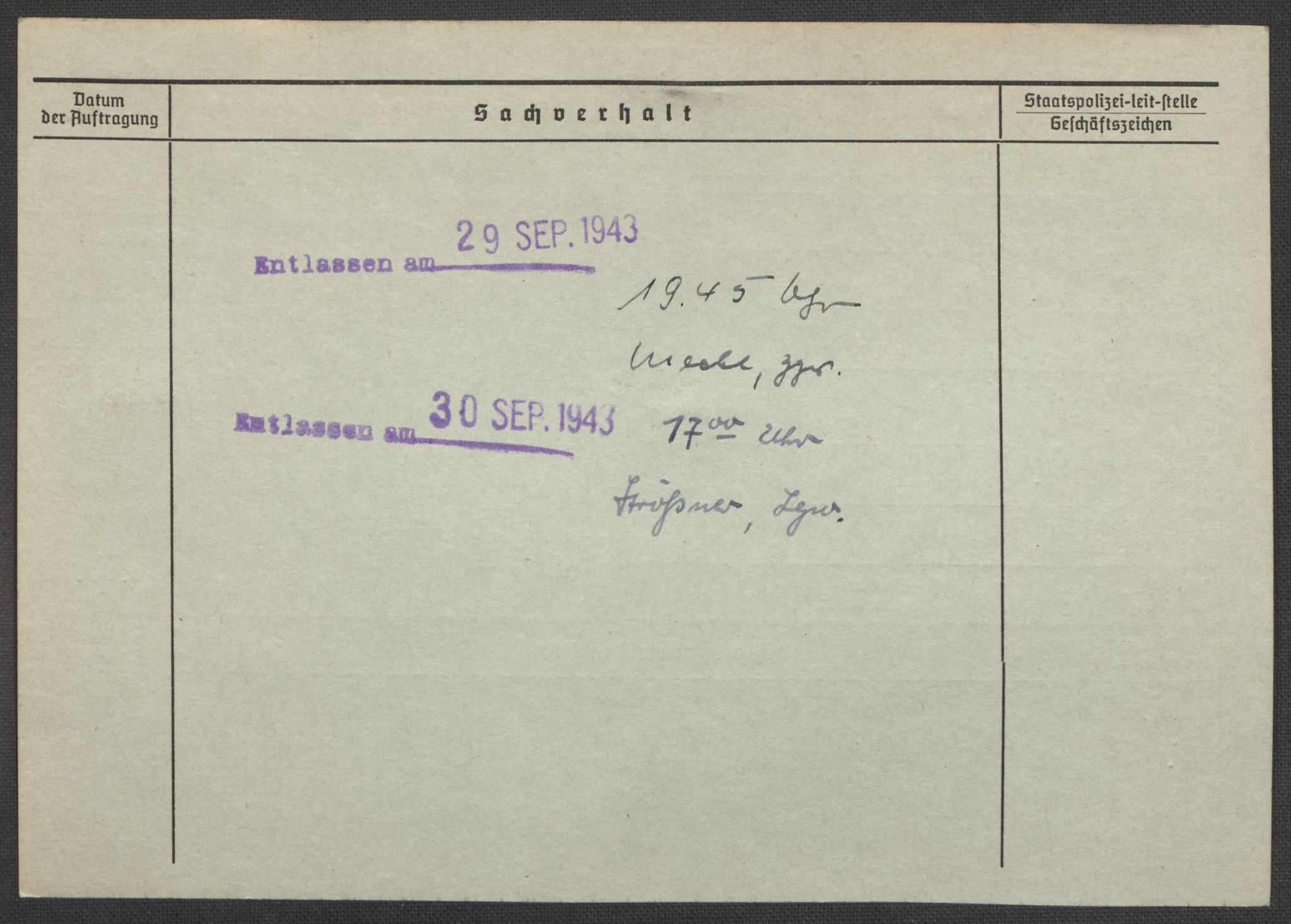 Befehlshaber der Sicherheitspolizei und des SD, AV/RA-RAFA-5969/E/Ea/Eaa/L0003: Register over norske fanger i Møllergata 19: Eng-Hag, 1940-1945, p. 153