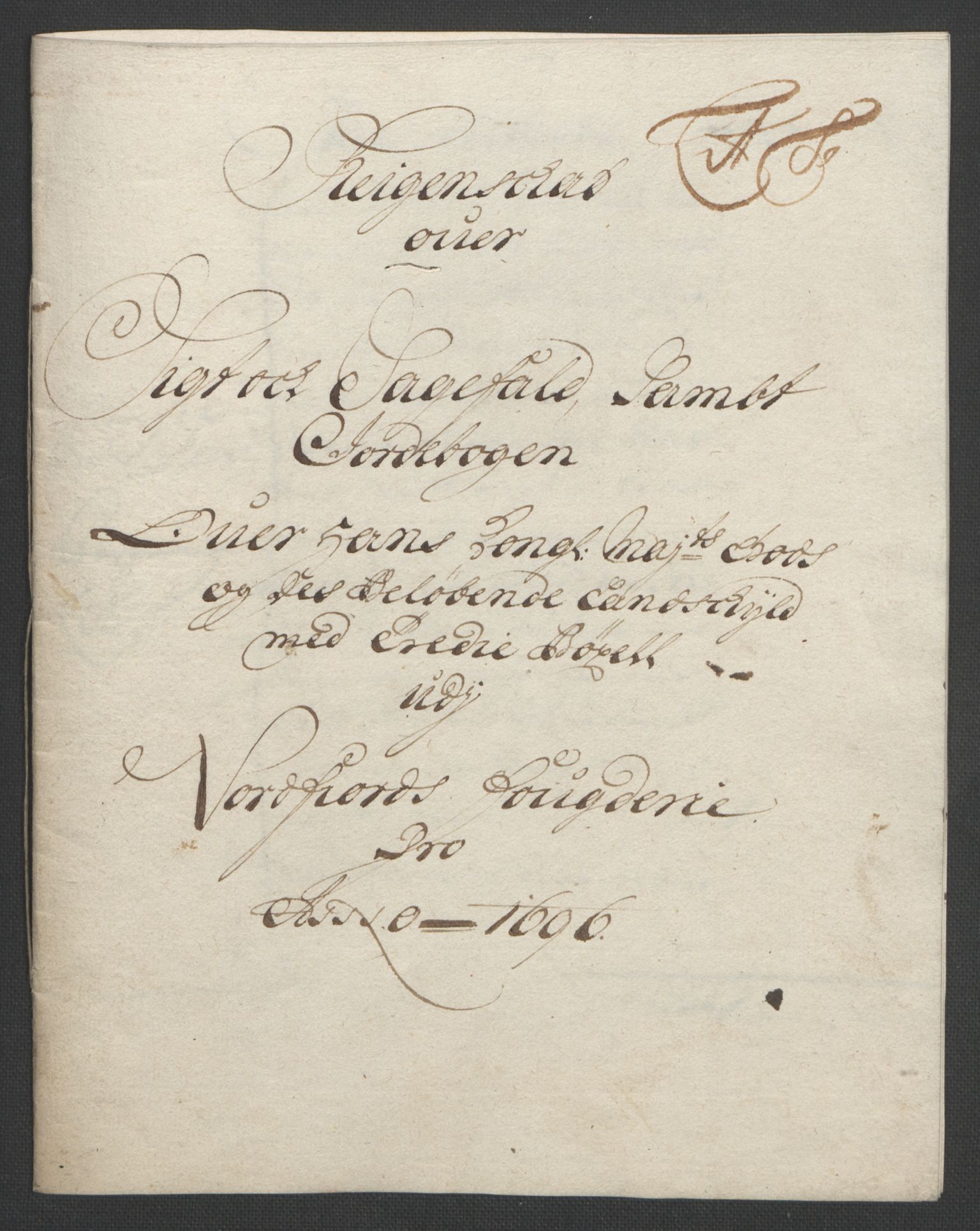 Rentekammeret inntil 1814, Reviderte regnskaper, Fogderegnskap, RA/EA-4092/R53/L3422: Fogderegnskap Sunn- og Nordfjord, 1695-1696, p. 362