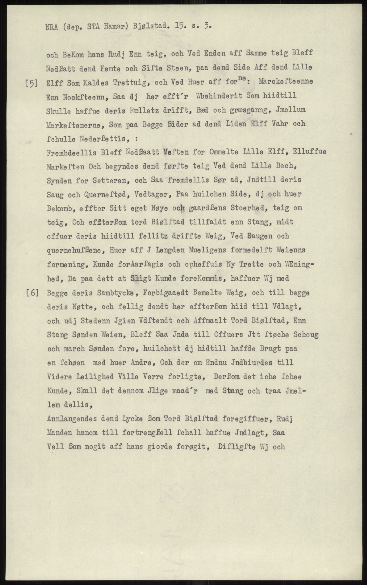 Samlinger til kildeutgivelse, Diplomavskriftsamlingen, AV/RA-EA-4053/H/Ha, p. 276