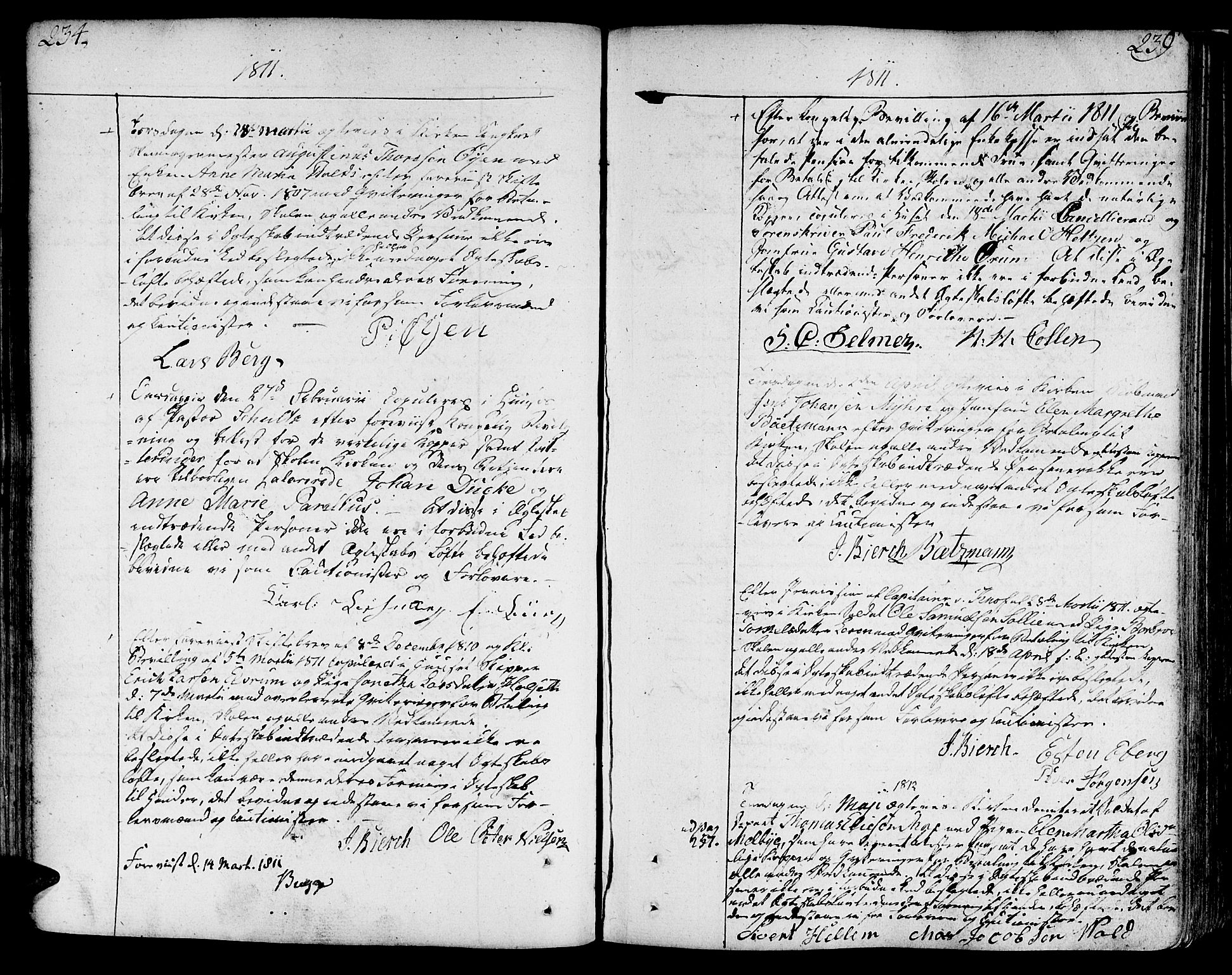 Ministerialprotokoller, klokkerbøker og fødselsregistre - Sør-Trøndelag, SAT/A-1456/602/L0105: Parish register (official) no. 602A03, 1774-1814, p. 234-239