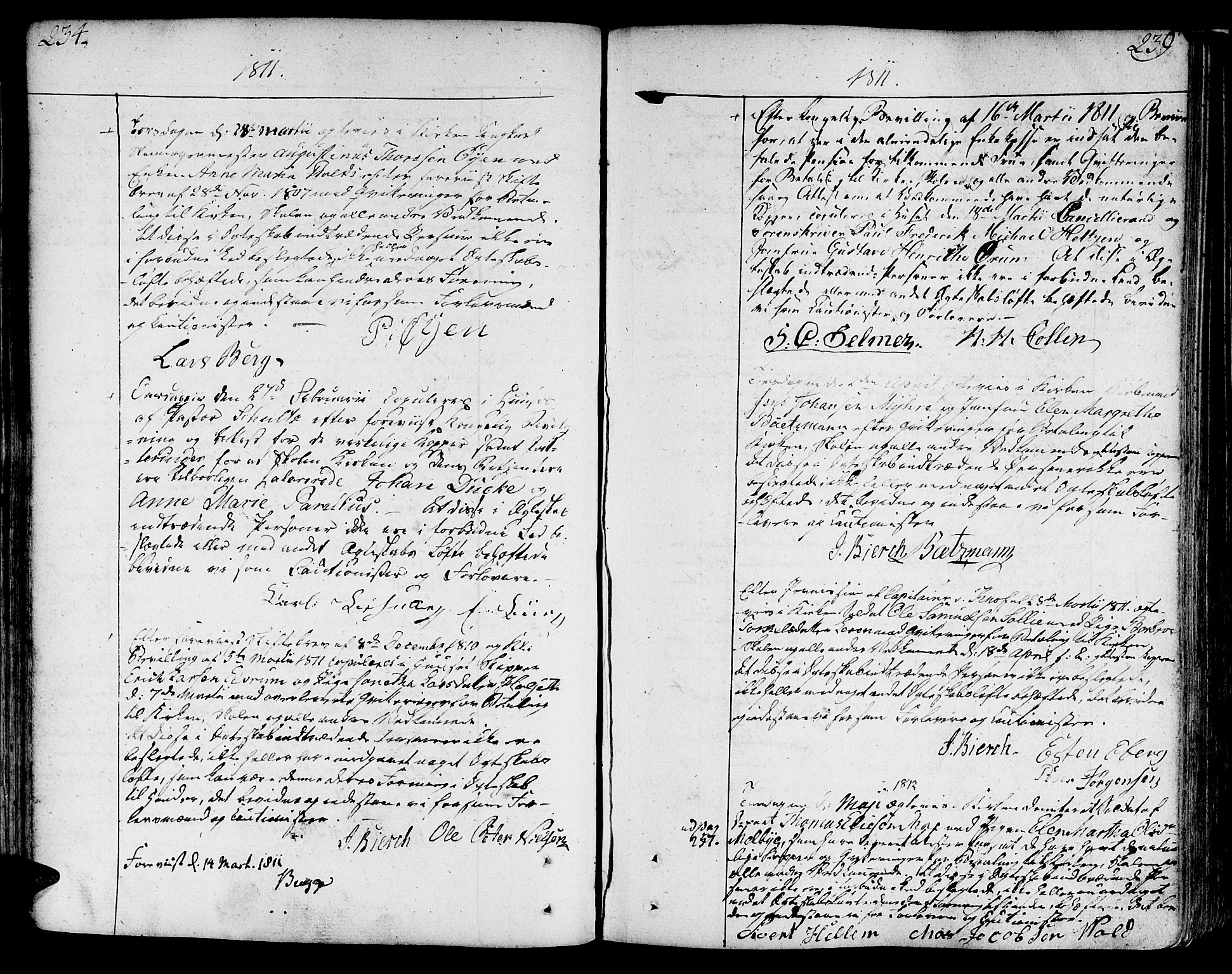 Ministerialprotokoller, klokkerbøker og fødselsregistre - Sør-Trøndelag, AV/SAT-A-1456/602/L0105: Parish register (official) no. 602A03, 1774-1814, p. 234-239