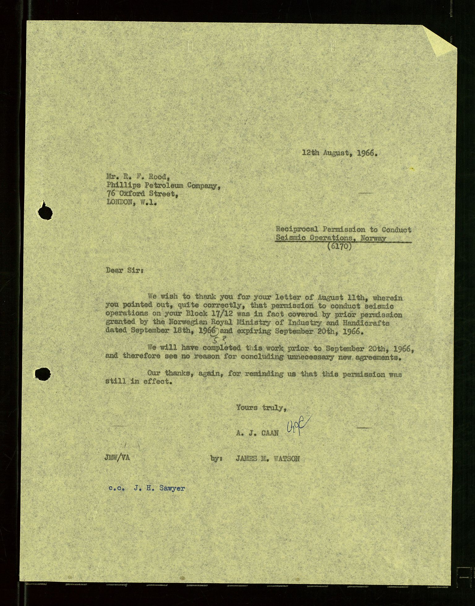 Pa 1512 - Esso Exploration and Production Norway Inc., SAST/A-101917/E/Ea/L0025: Sak og korrespondanse, 1966-1974, p. 591