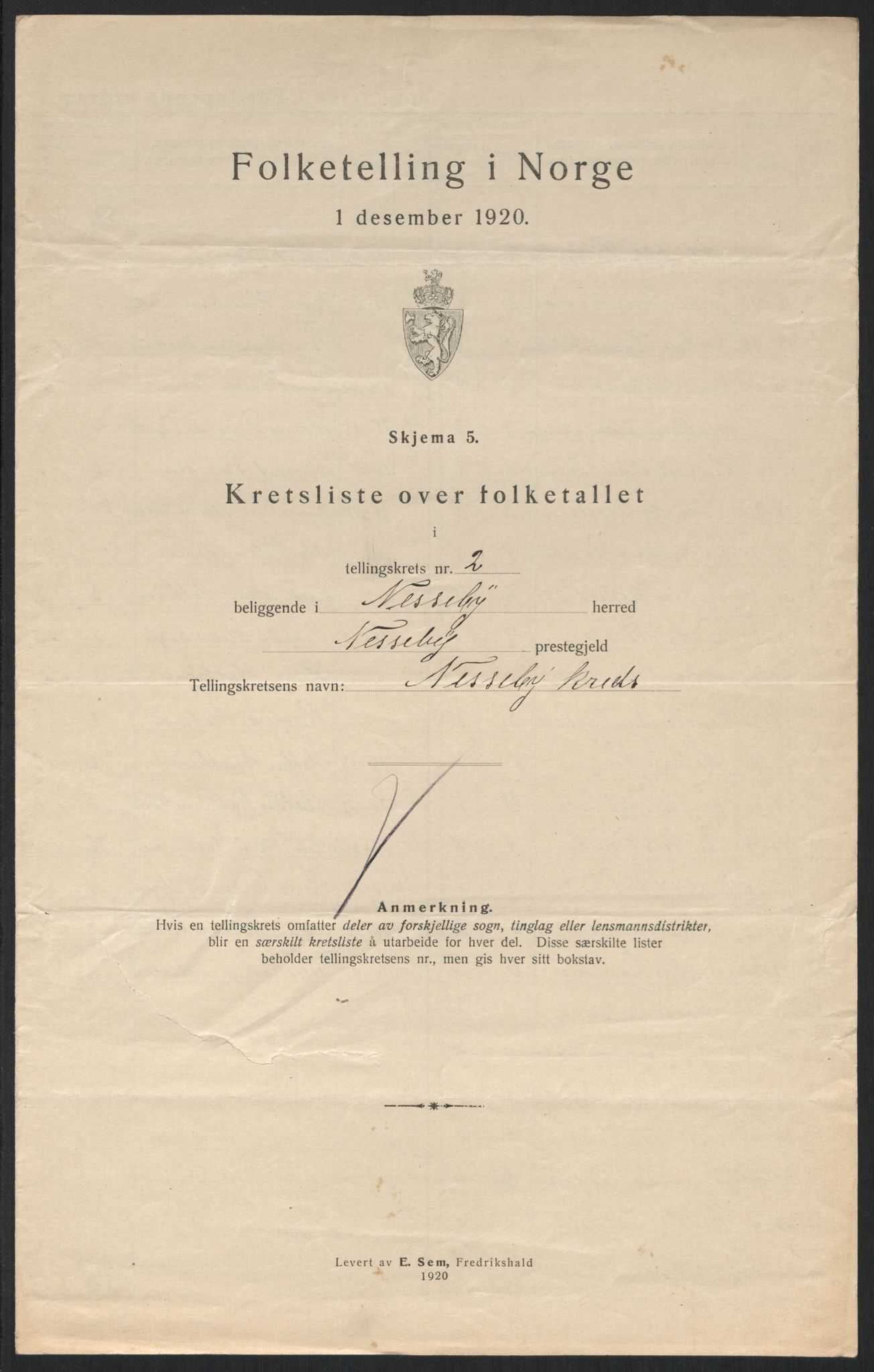 SATØ, 1920 census for Nesseby, 1920, p. 13