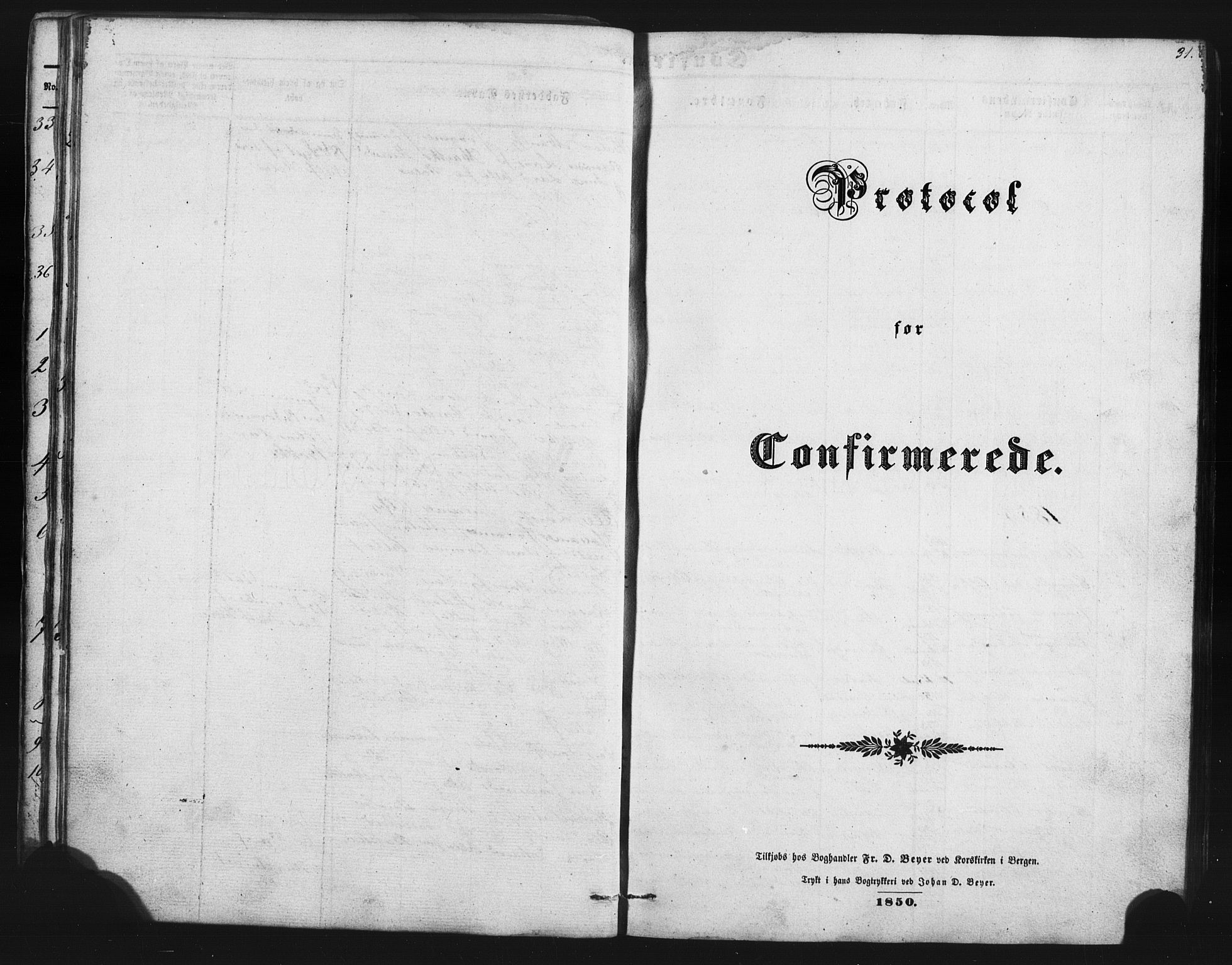 Austevoll Sokneprestembete, SAB/A-74201/H/Hab: Parish register (copy) no. B 1, 1852-1864, p. 31