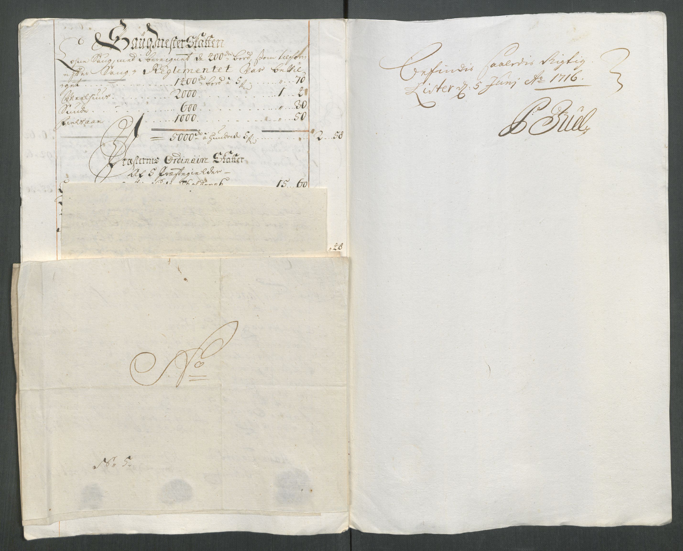 Rentekammeret inntil 1814, Reviderte regnskaper, Fogderegnskap, AV/RA-EA-4092/R43/L2559: Fogderegnskap Lista og Mandal, 1715, p. 51