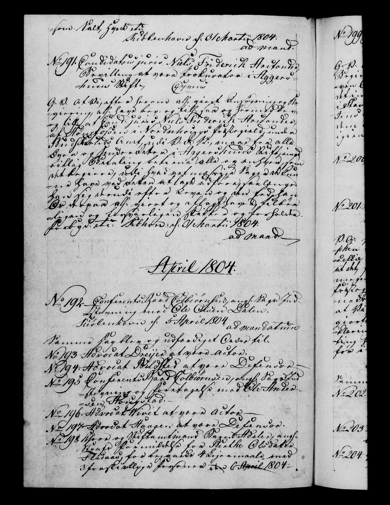 Danske Kanselli 1800-1814, RA/EA-3024/H/Hf/Hfb/Hfba/L0002: Registranter, 1802-1804, p. 242b