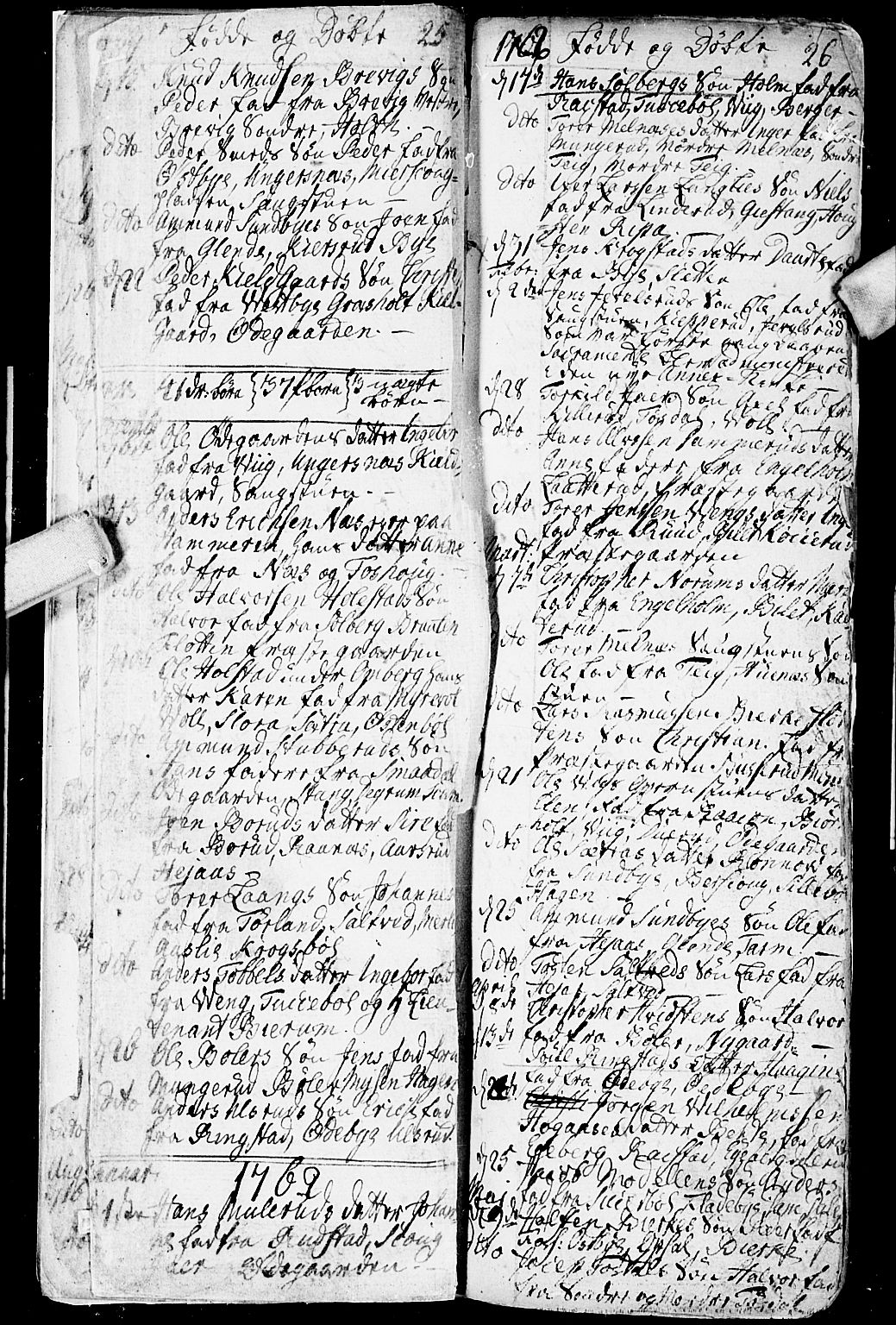 Enebakk prestekontor Kirkebøker, SAO/A-10171c/F/Fa/L0002: Parish register (official) no. I 2, 1755-1806, p. 25-26