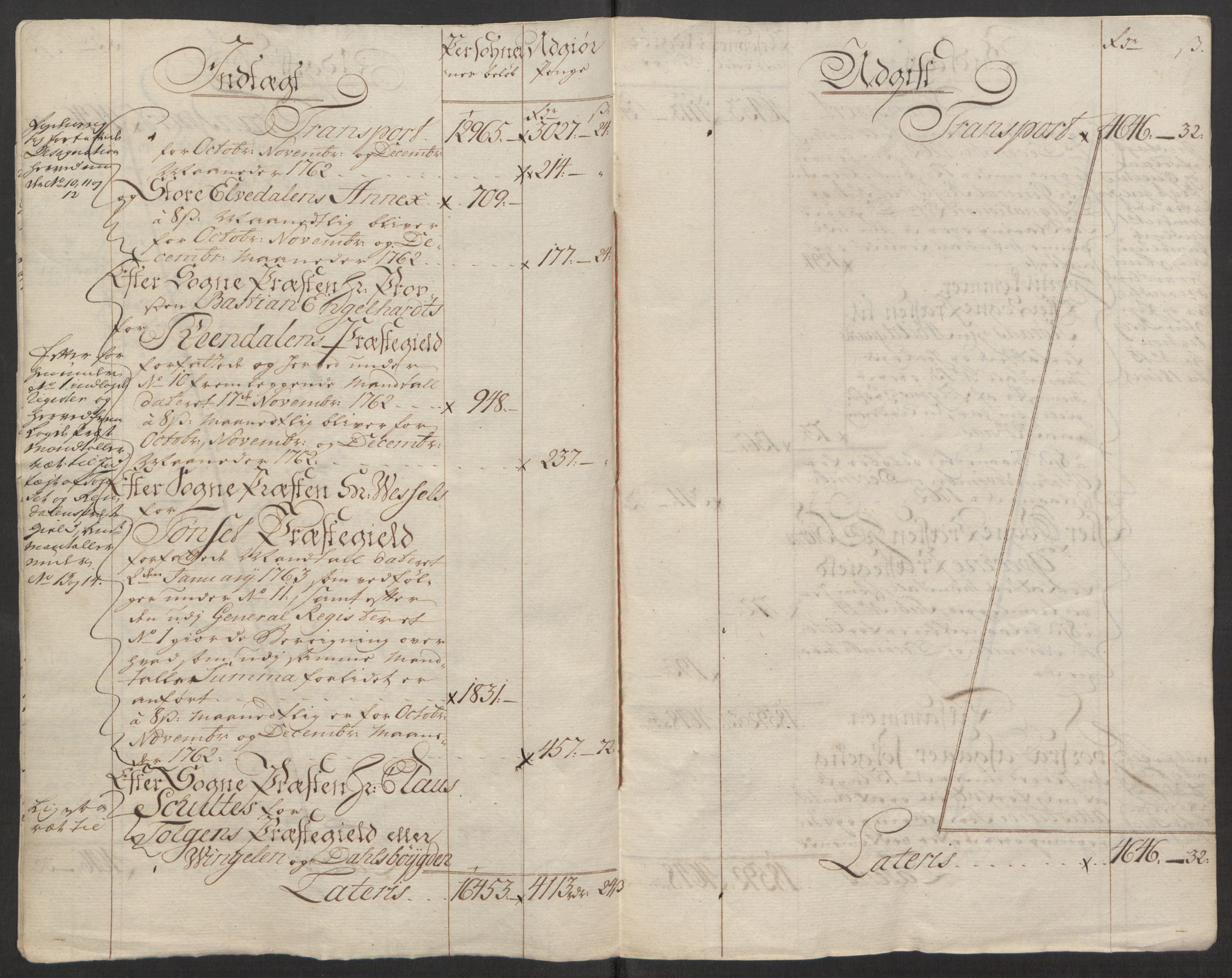 Rentekammeret inntil 1814, Reviderte regnskaper, Fogderegnskap, AV/RA-EA-4092/R15/L1014: Ekstraskatten Østerdal, 1762-1764, p. 9