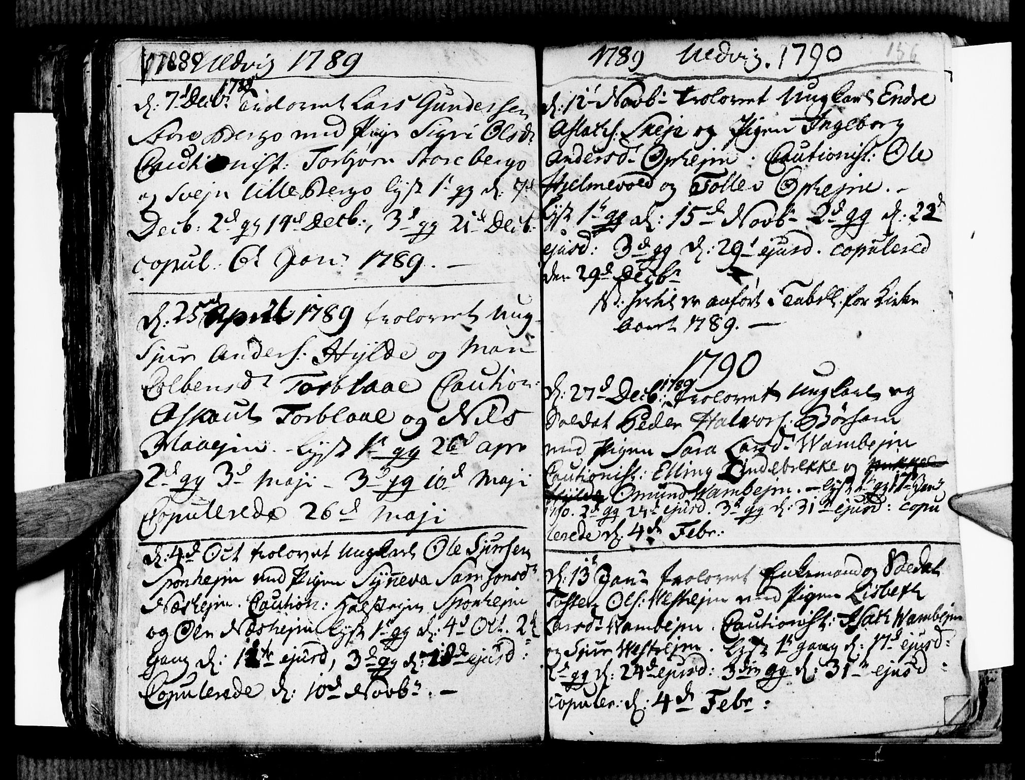 Ulvik sokneprestembete, SAB/A-78801/H/Haa: Parish register (official) no. A 9, 1743-1792, p. 156
