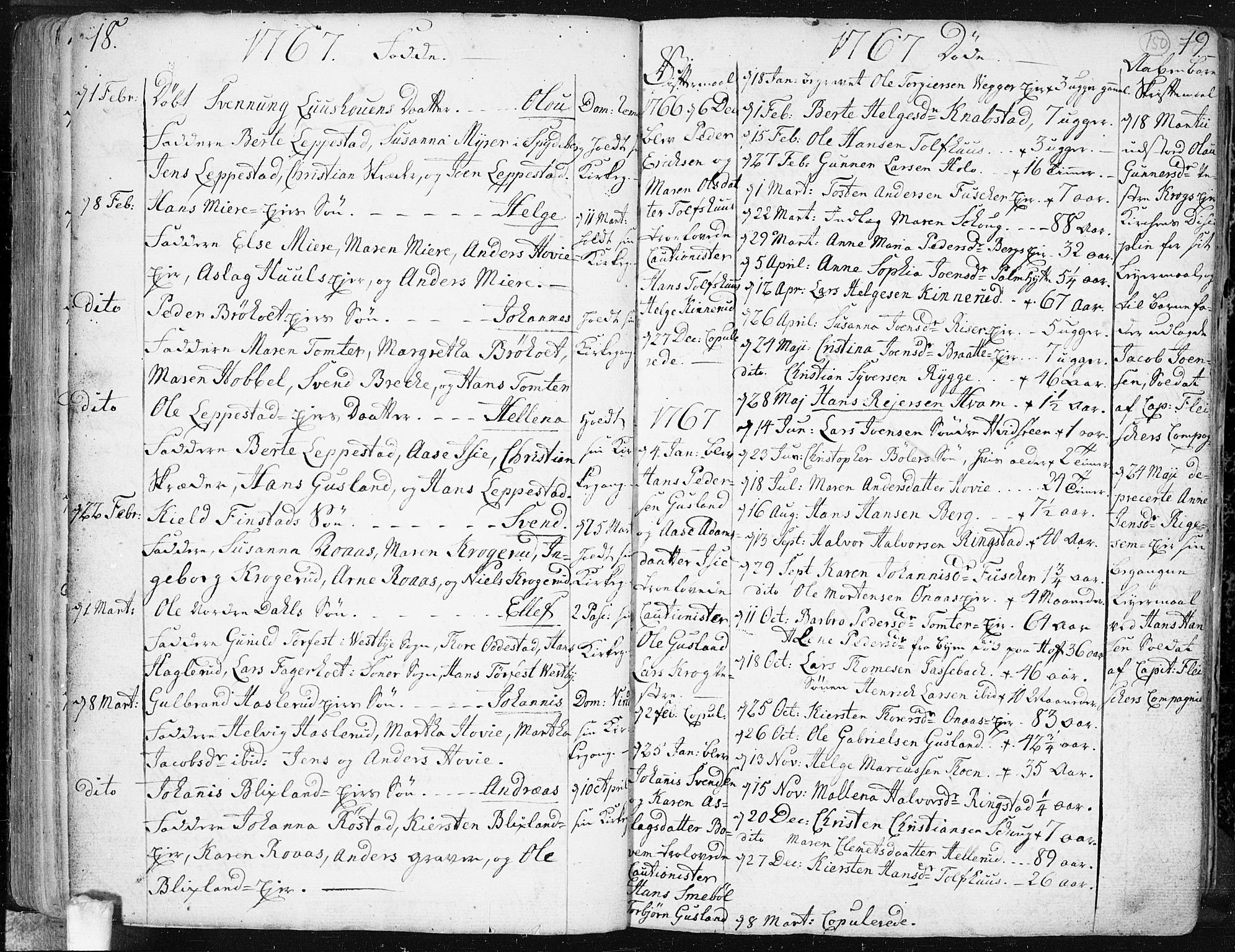 Hobøl prestekontor Kirkebøker, AV/SAO-A-2002/F/Fa/L0001: Parish register (official) no. I 1, 1733-1814, p. 150