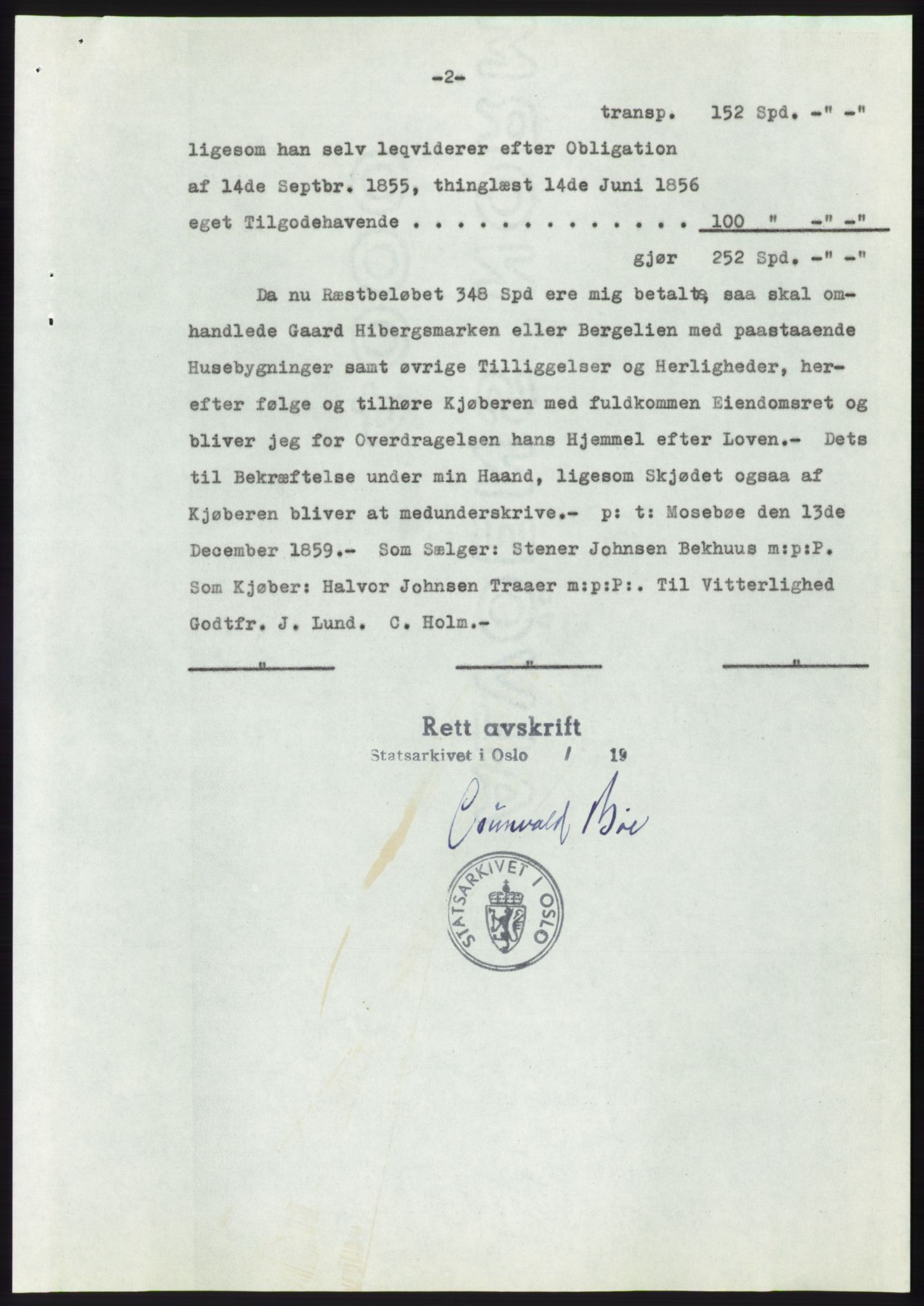 Statsarkivet i Kongsberg, AV/SAKO-A-0001/E/Ee/L0010: Avskrifter, SAO jnr. 772/1957 - 1249/1957, 1957, p. 92