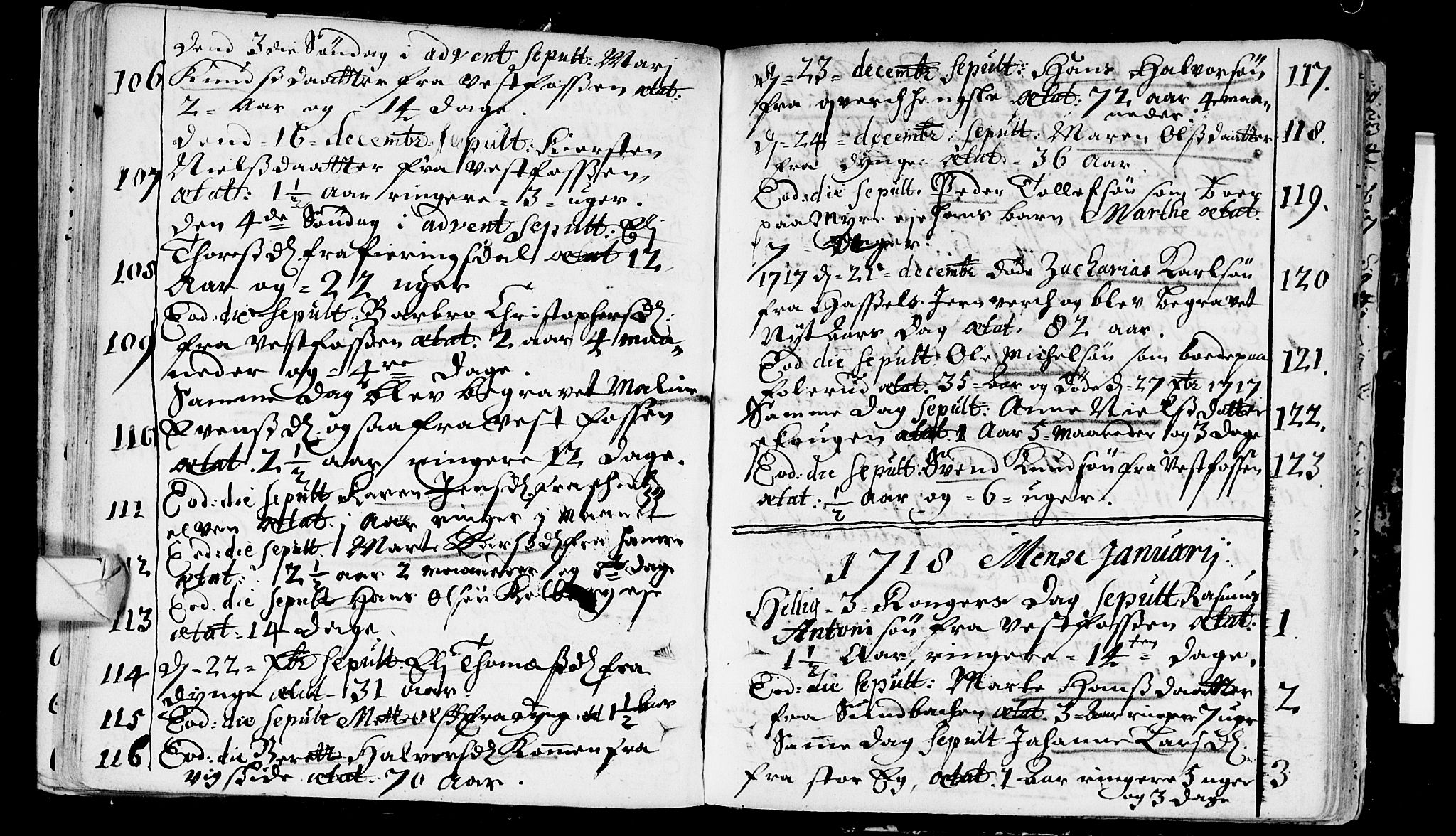 Eiker kirkebøker, AV/SAKO-A-4/F/Fa/L0006: Parish register (official) no. I 6 /1, 1705-1733