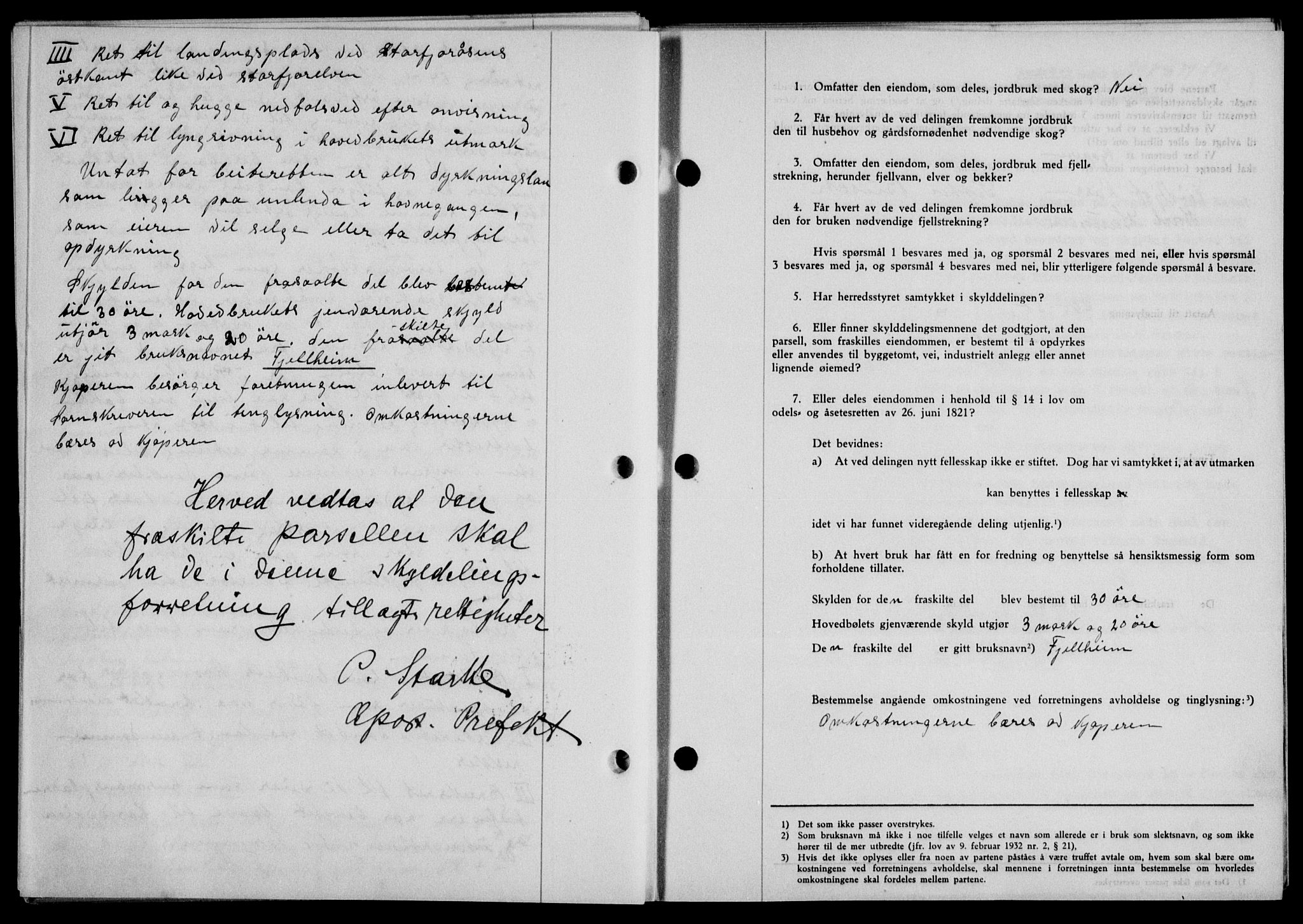 Lofoten sorenskriveri, SAT/A-0017/1/2/2C/L0002a: Mortgage book no. 2a, 1937-1937, Diary no: : 990/1937