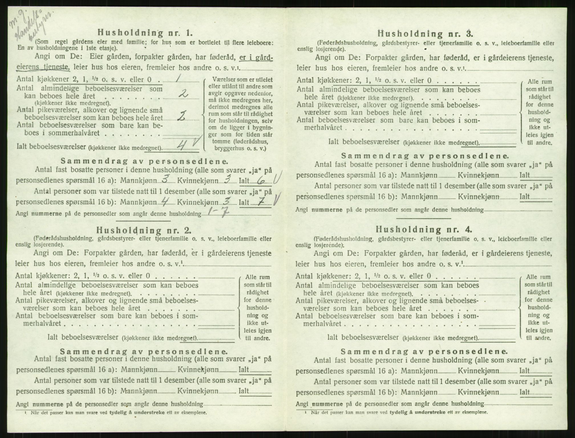 SAT, 1920 census for Åsskard, 1920, p. 30