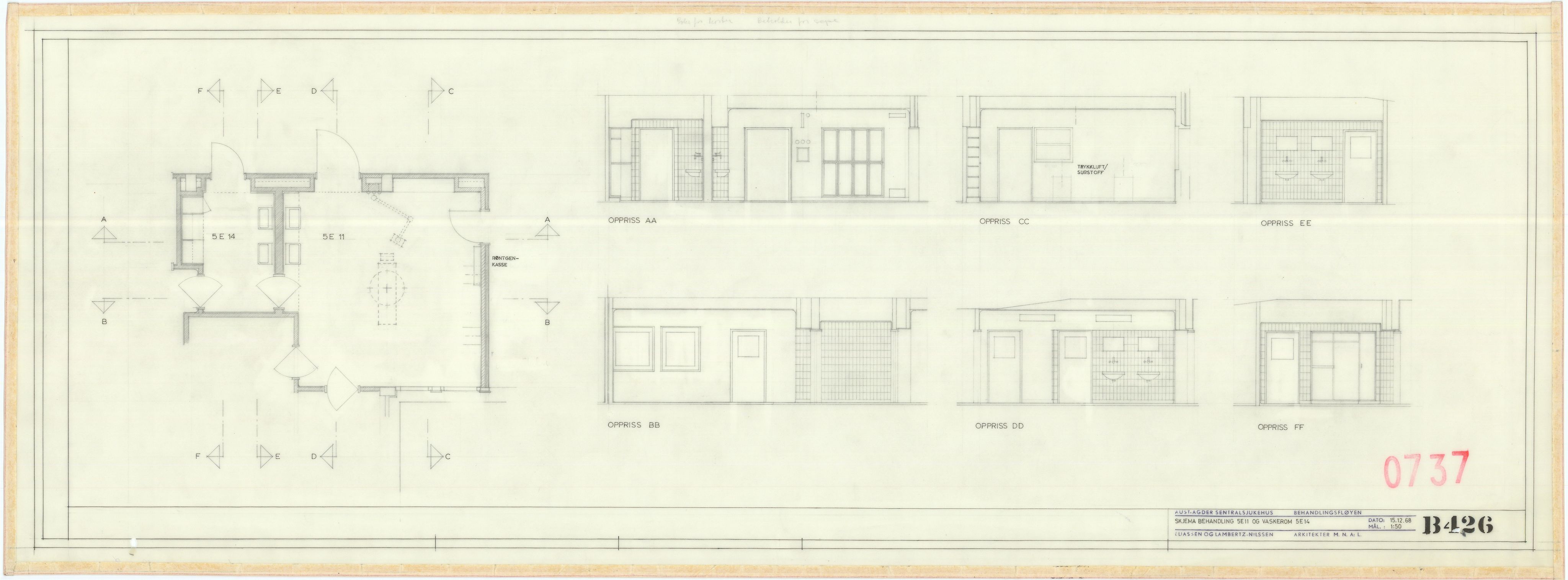 Eliassen og Lambertz-Nilssen Arkitekter, AAKS/PA-2983/T/T02/L0007: Tegningskogger 0737, 1967-1972, p. 37