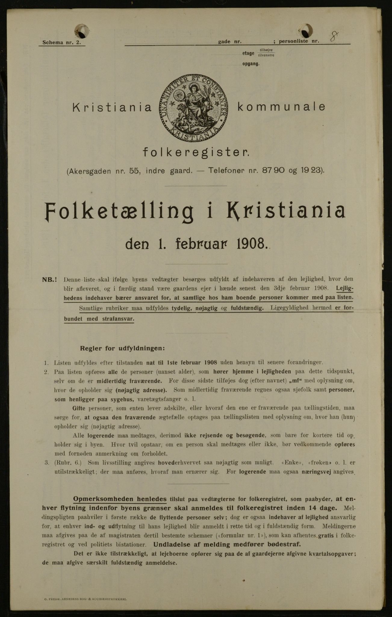 OBA, Municipal Census 1908 for Kristiania, 1908, p. 17930