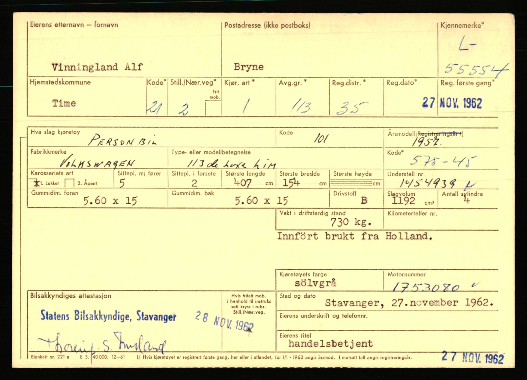 Stavanger trafikkstasjon, AV/SAST-A-101942/0/F/L0054: L-54200 - L-55699, 1930-1971, p. 2543