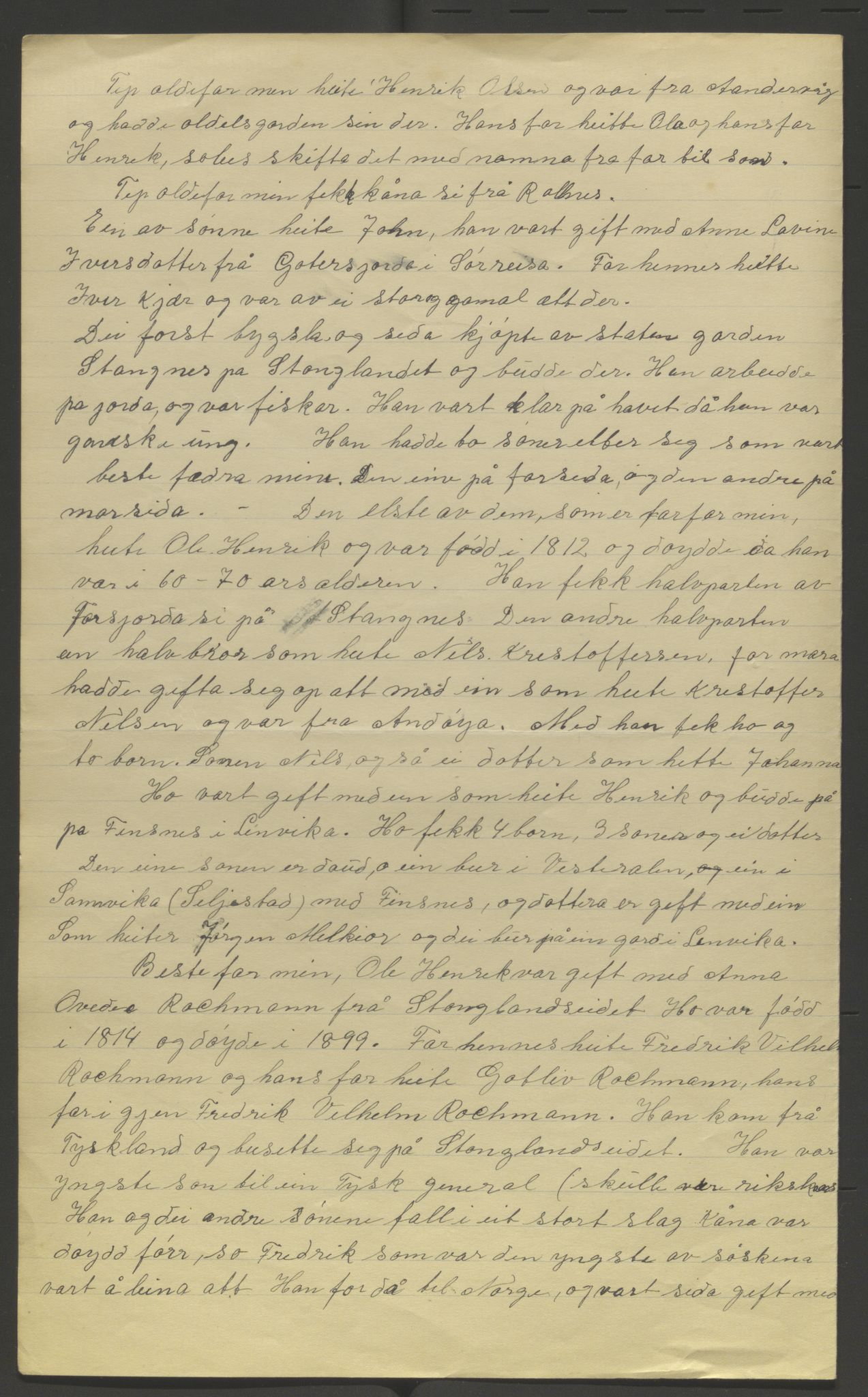 Slektsstiler fra Tromsø Amtsskole i Lyngen og Trondarnes folkehøgskole, SATØ/P-0029/F/L0001: Slektsstiler, 1916-1920, p. 134