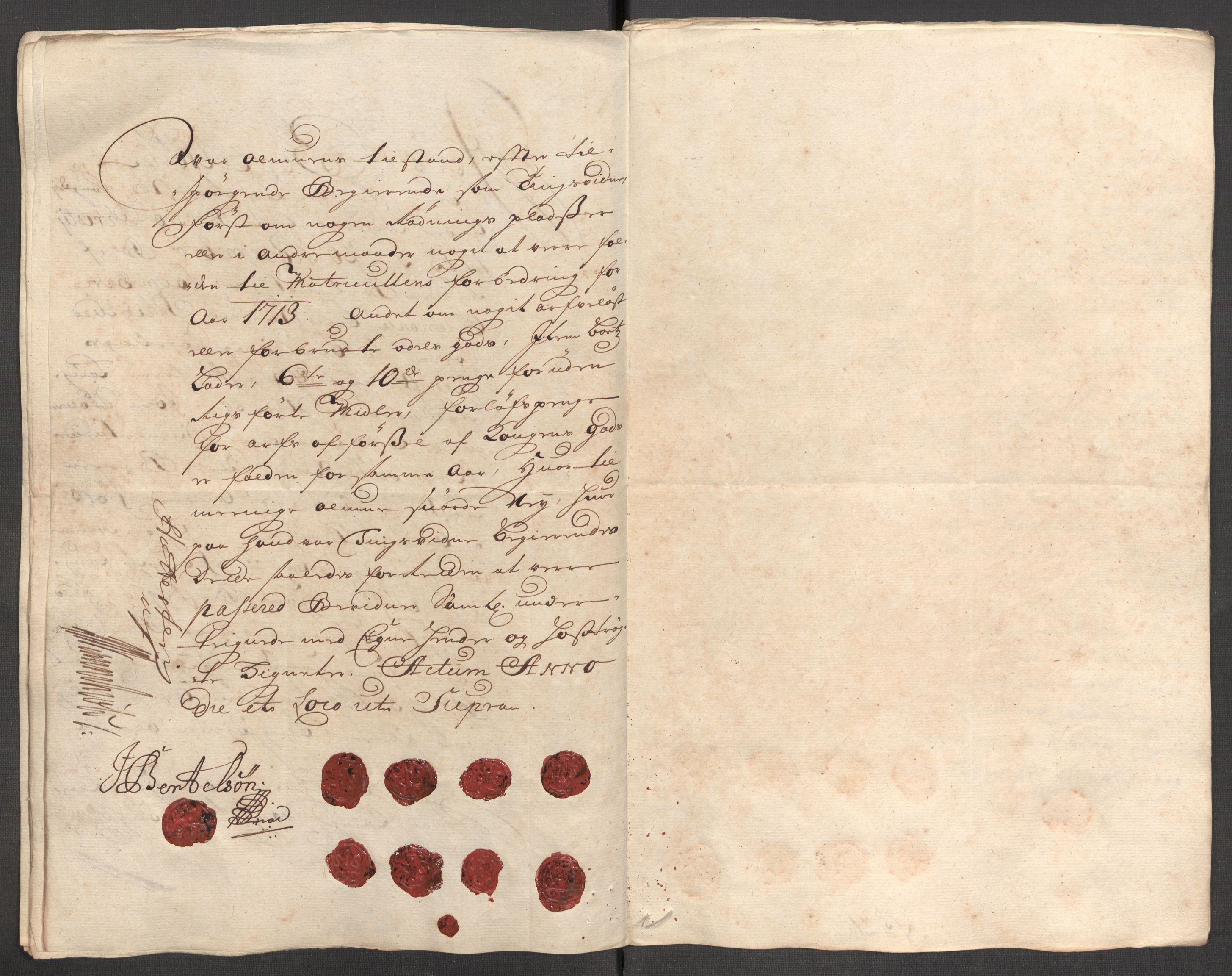 Rentekammeret inntil 1814, Reviderte regnskaper, Fogderegnskap, RA/EA-4092/R07/L0307: Fogderegnskap Rakkestad, Heggen og Frøland, 1713, p. 10