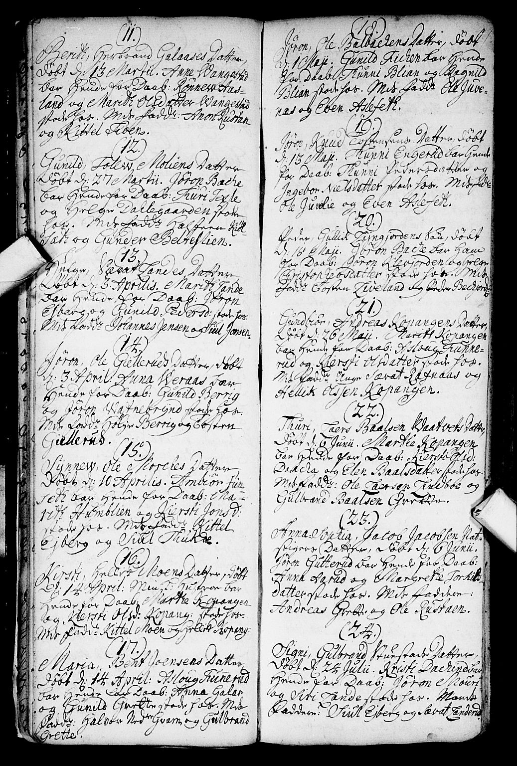 Flesberg kirkebøker, AV/SAKO-A-18/F/Fa/L0002: Parish register (official) no. I 2, 1726-1747