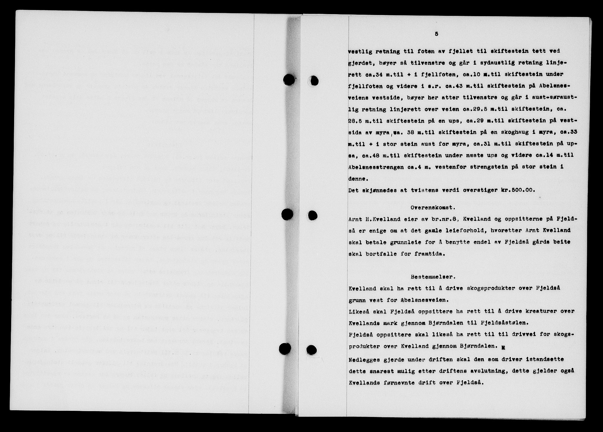 Flekkefjord sorenskriveri, SAK/1221-0001/G/Gb/Gba/L0061: Mortgage book no. A-9, 1946-1947, Diary no: : 273/1947