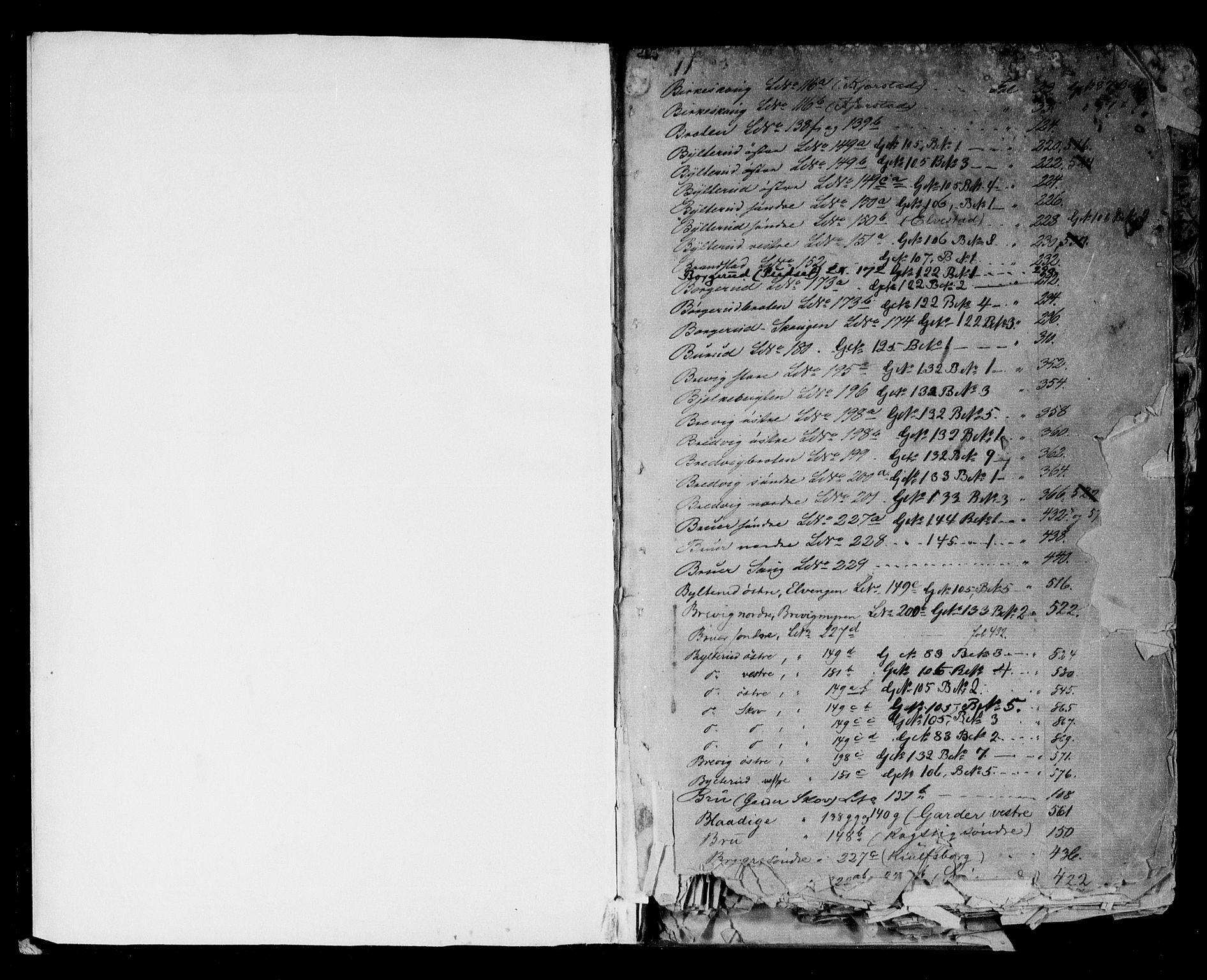 Follo sorenskriveri, SAO/A-10274/G/Gb/Gbb/L0012: Mortgage register no. II 12, 1852-1897, p. 1
