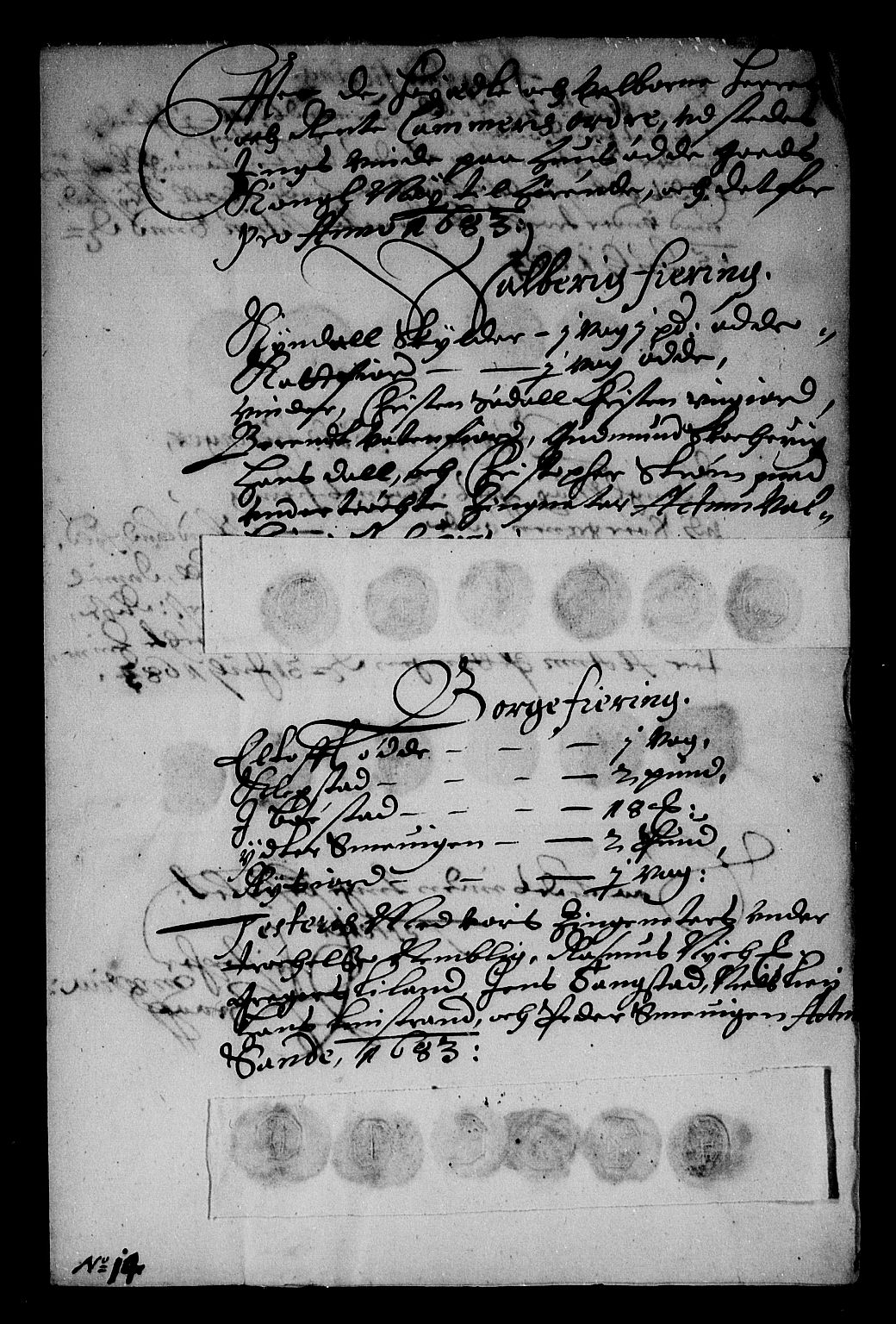 Rentekammeret inntil 1814, Reviderte regnskaper, Stiftamtstueregnskaper, Trondheim stiftamt og Nordland amt, AV/RA-EA-6044/R/Rg/L0074: Trondheim stiftamt og Nordland amt, 1683