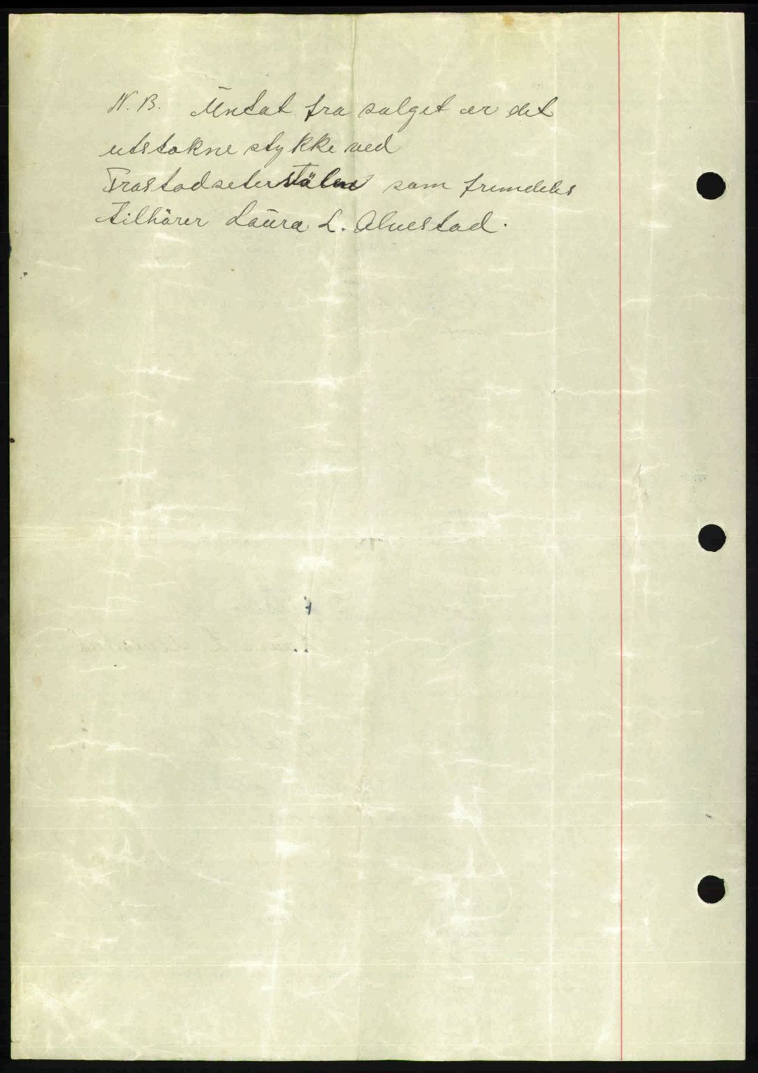 Romsdal sorenskriveri, AV/SAT-A-4149/1/2/2C: Mortgage book no. A21, 1946-1946, Diary no: : 2352/1946