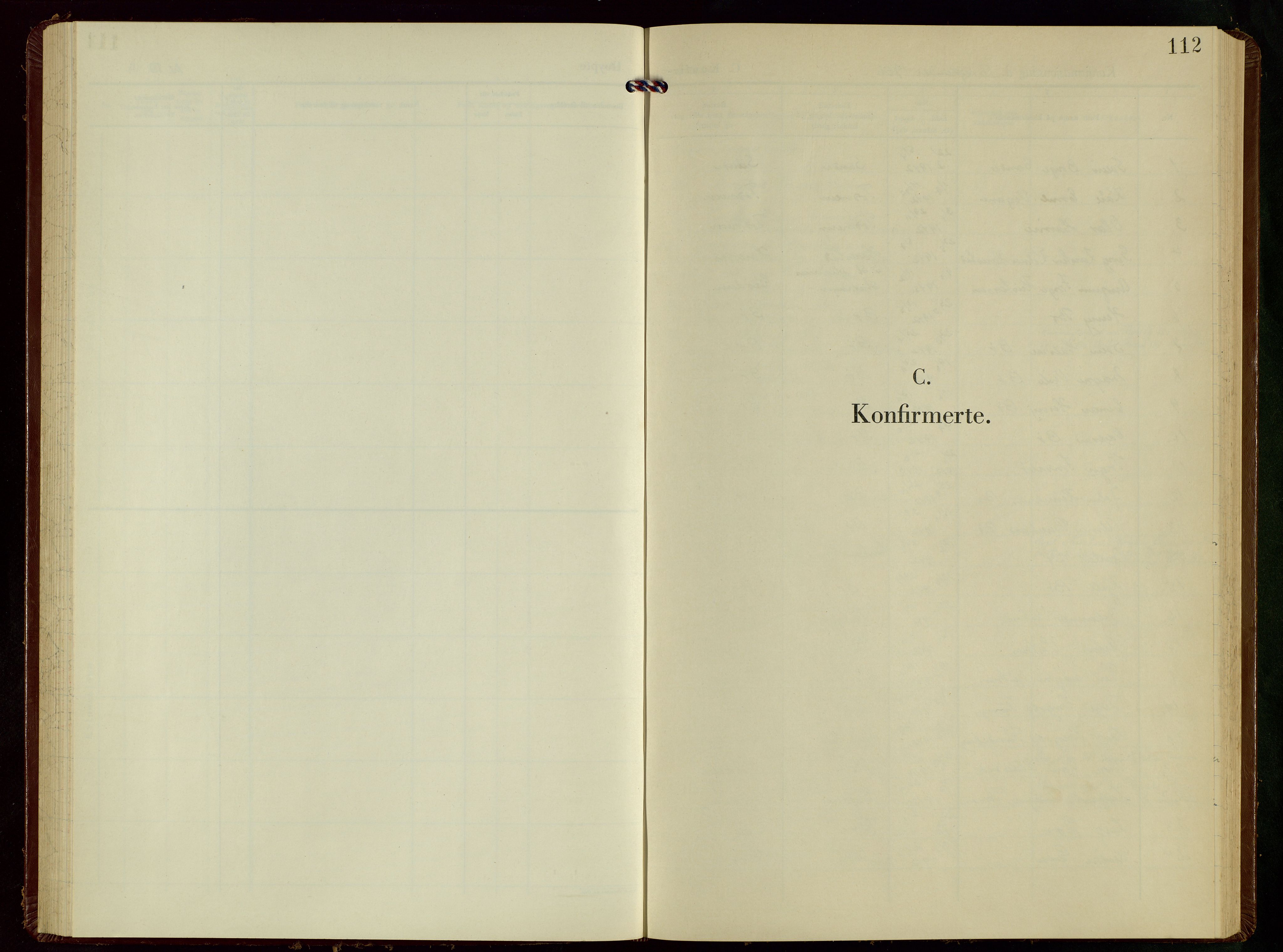 Hetland sokneprestkontor, SAST/A-101826/30/30BB/L0019: Parish register (copy) no. B 19, 1956-1968, p. 112