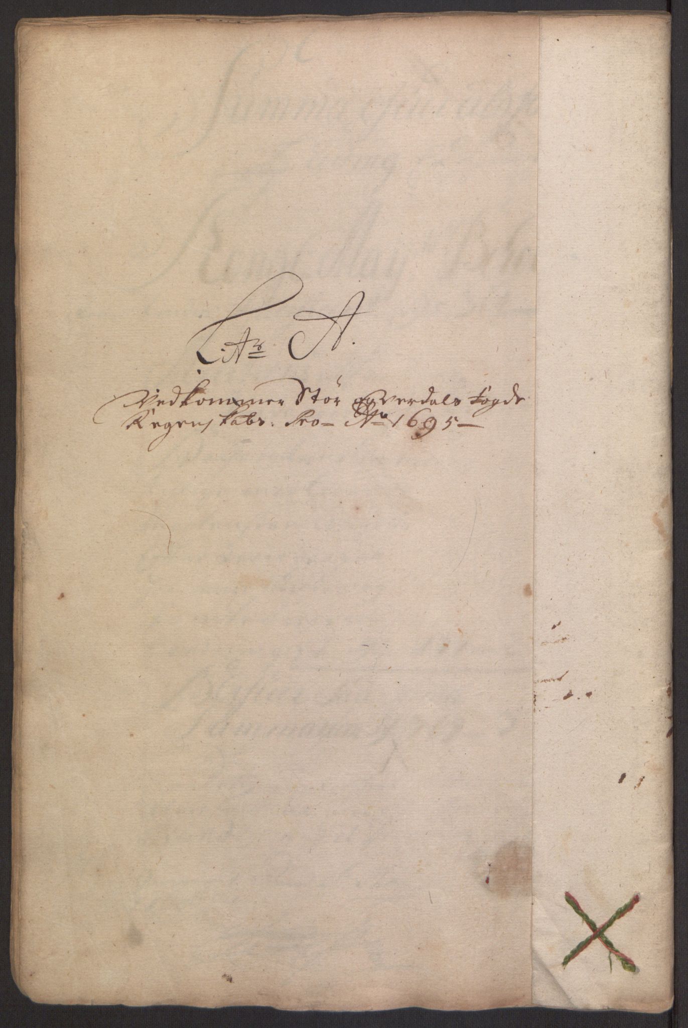 Rentekammeret inntil 1814, Reviderte regnskaper, Fogderegnskap, RA/EA-4092/R62/L4187: Fogderegnskap Stjørdal og Verdal, 1695, p. 47