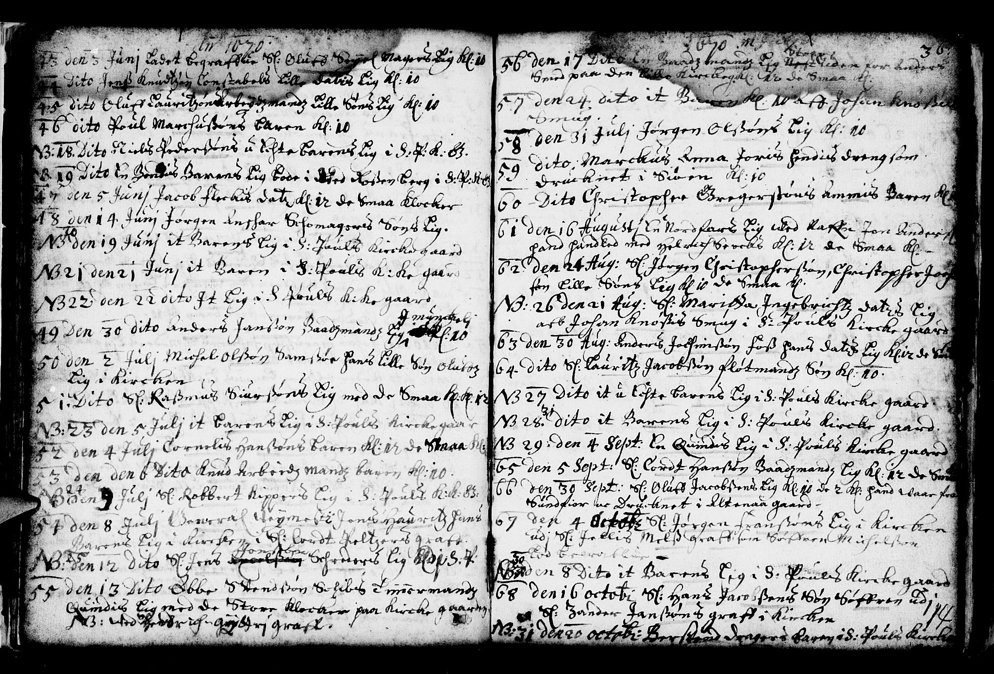 Nykirken Sokneprestembete, AV/SAB-A-77101/H/Haa/L0001: Parish register (official) no. A 1, 1668-1820, p. 14