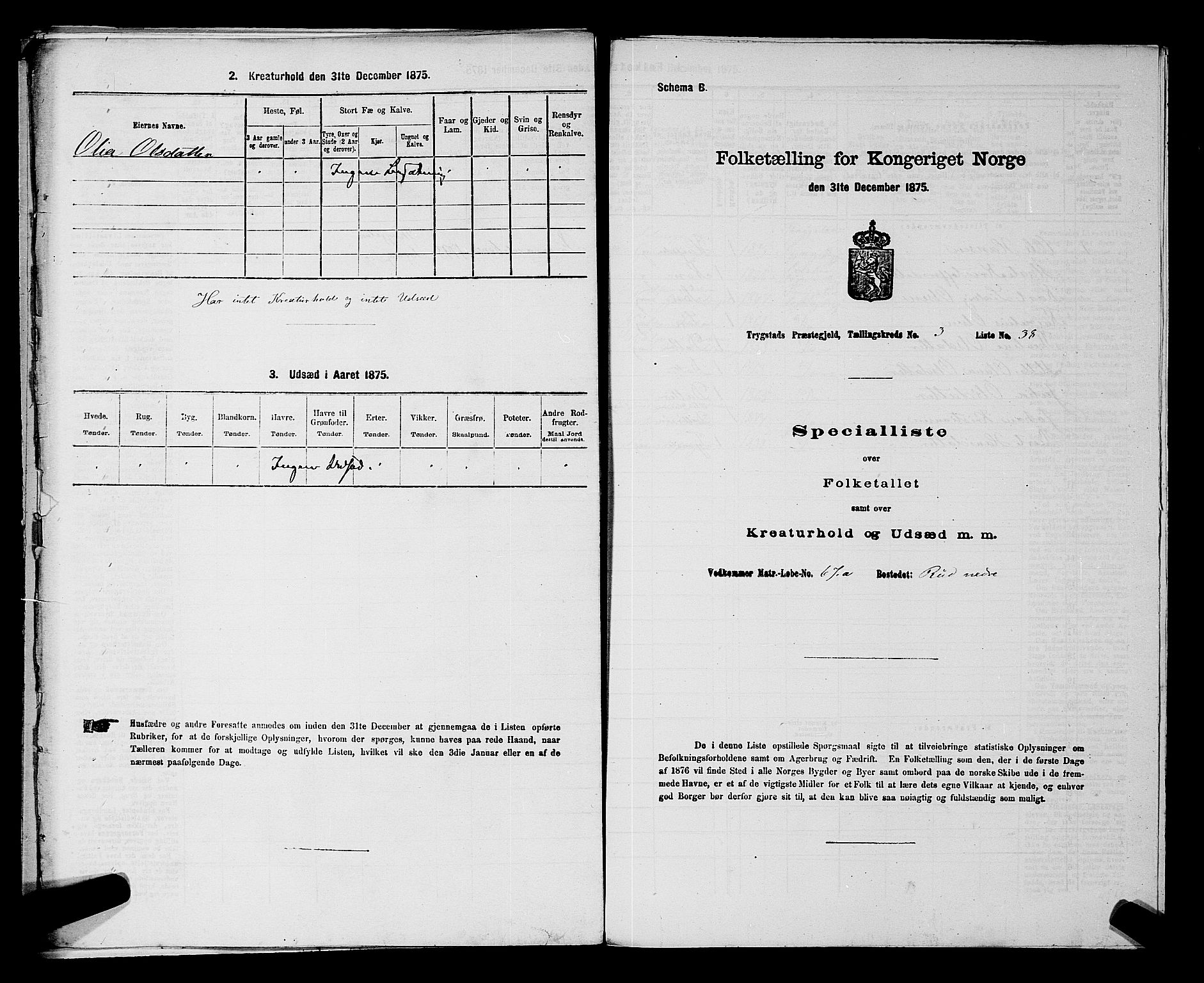 RA, 1875 census for 0122P Trøgstad, 1875, p. 364