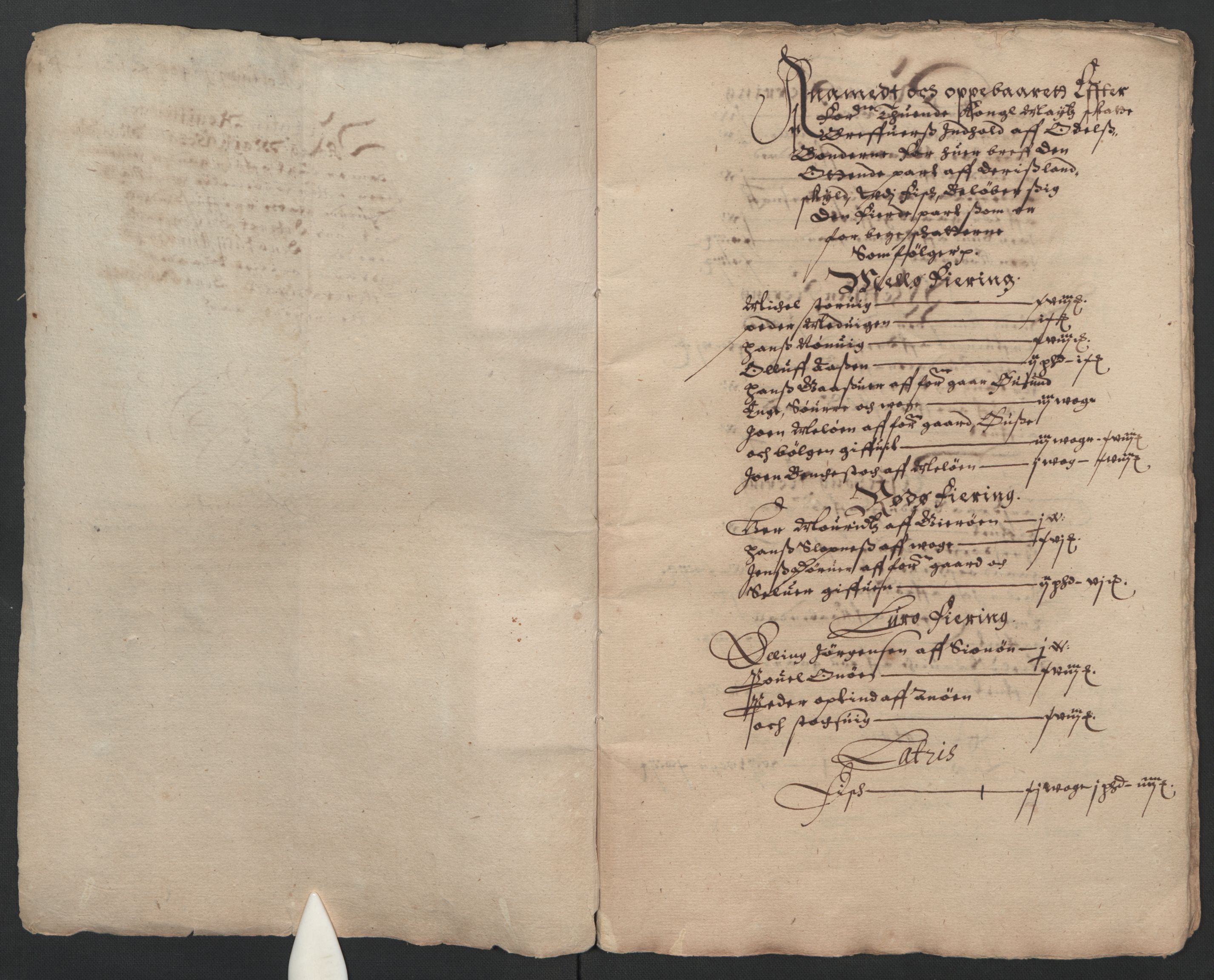 Rentekammeret inntil 1814, Reviderte regnskaper, Lensregnskaper, RA/EA-5023/R/Rb/Rbz/L0032: Nordlandenes len, 1640-1644