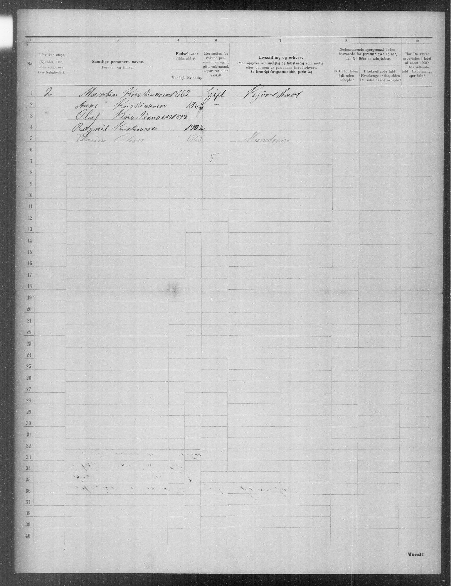 OBA, Municipal Census 1902 for Kristiania, 1902, p. 21831