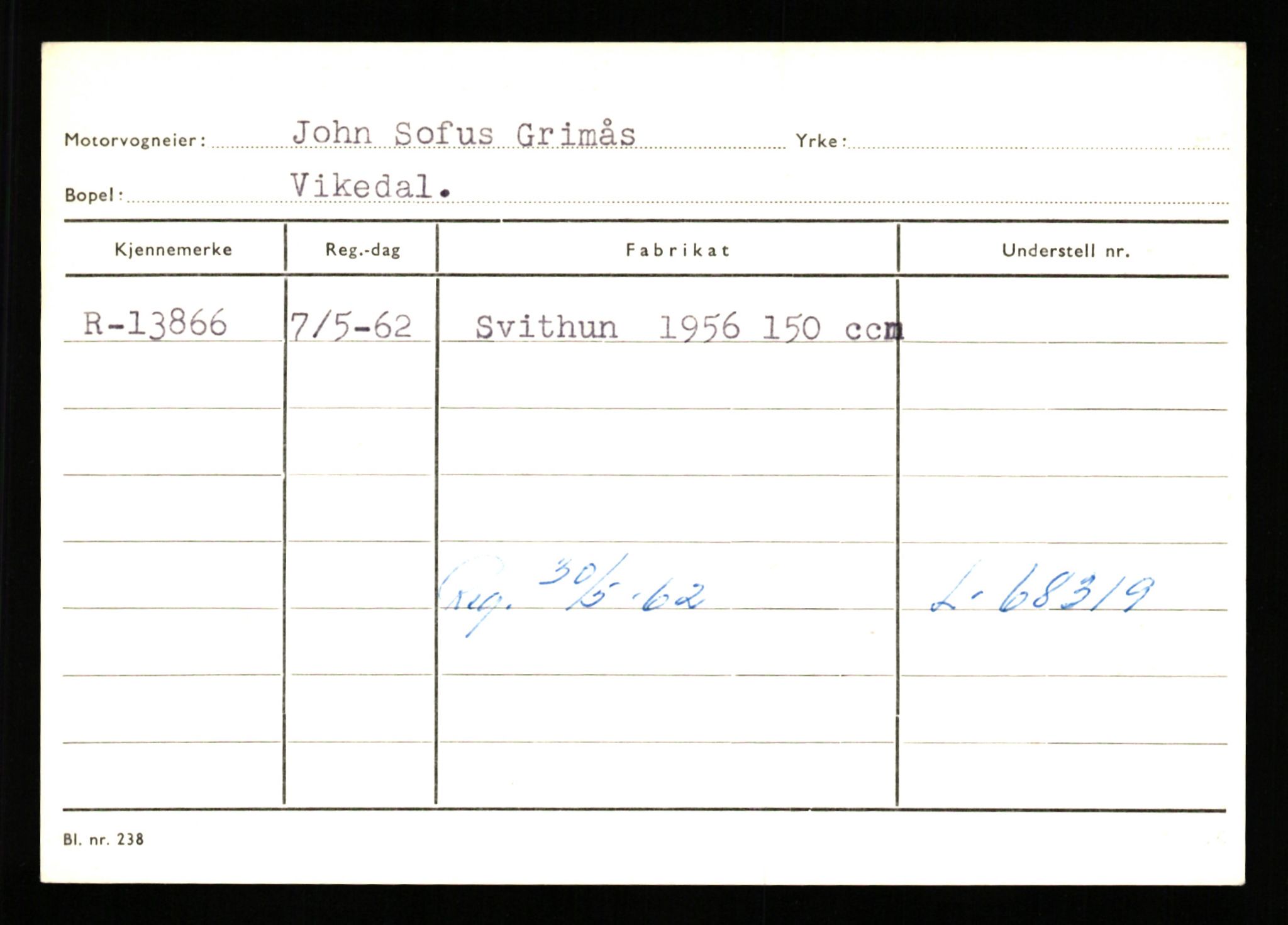 Stavanger trafikkstasjon, AV/SAST-A-101942/0/G/L0003: Registreringsnummer: 10466 - 15496, 1930-1971, p. 2401