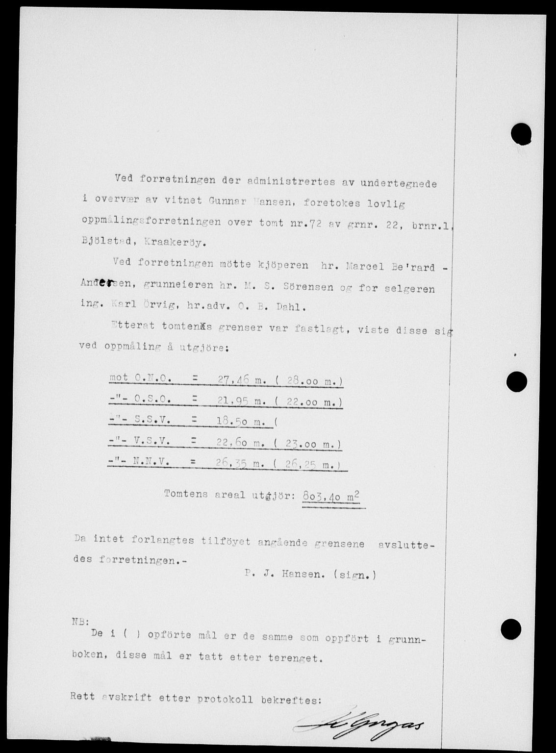 Onsøy sorenskriveri, SAO/A-10474/G/Ga/Gab/L0015: Mortgage book no. II A-15, 1945-1946, Diary no: : 233/1946