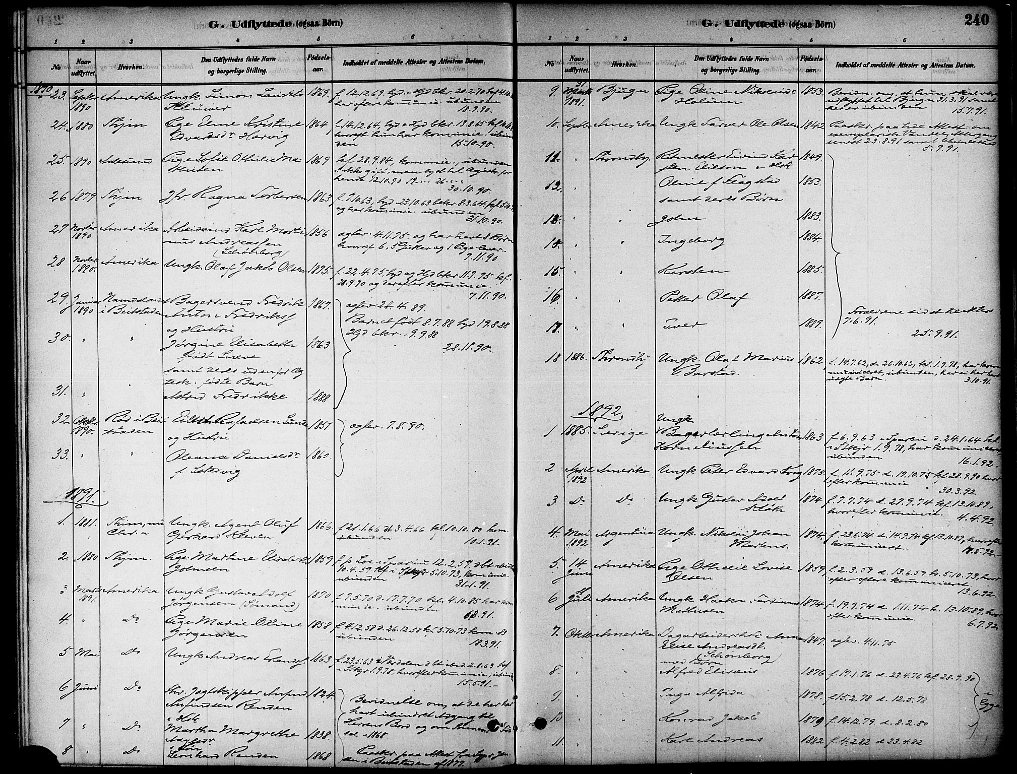 Ministerialprotokoller, klokkerbøker og fødselsregistre - Nord-Trøndelag, SAT/A-1458/739/L0371: Parish register (official) no. 739A03, 1881-1895, p. 240