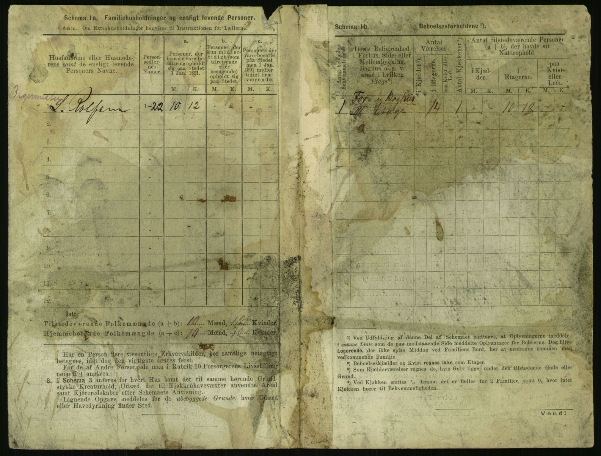 RA, 1891 census for 0301 Kristiania, 1891, p. 4877