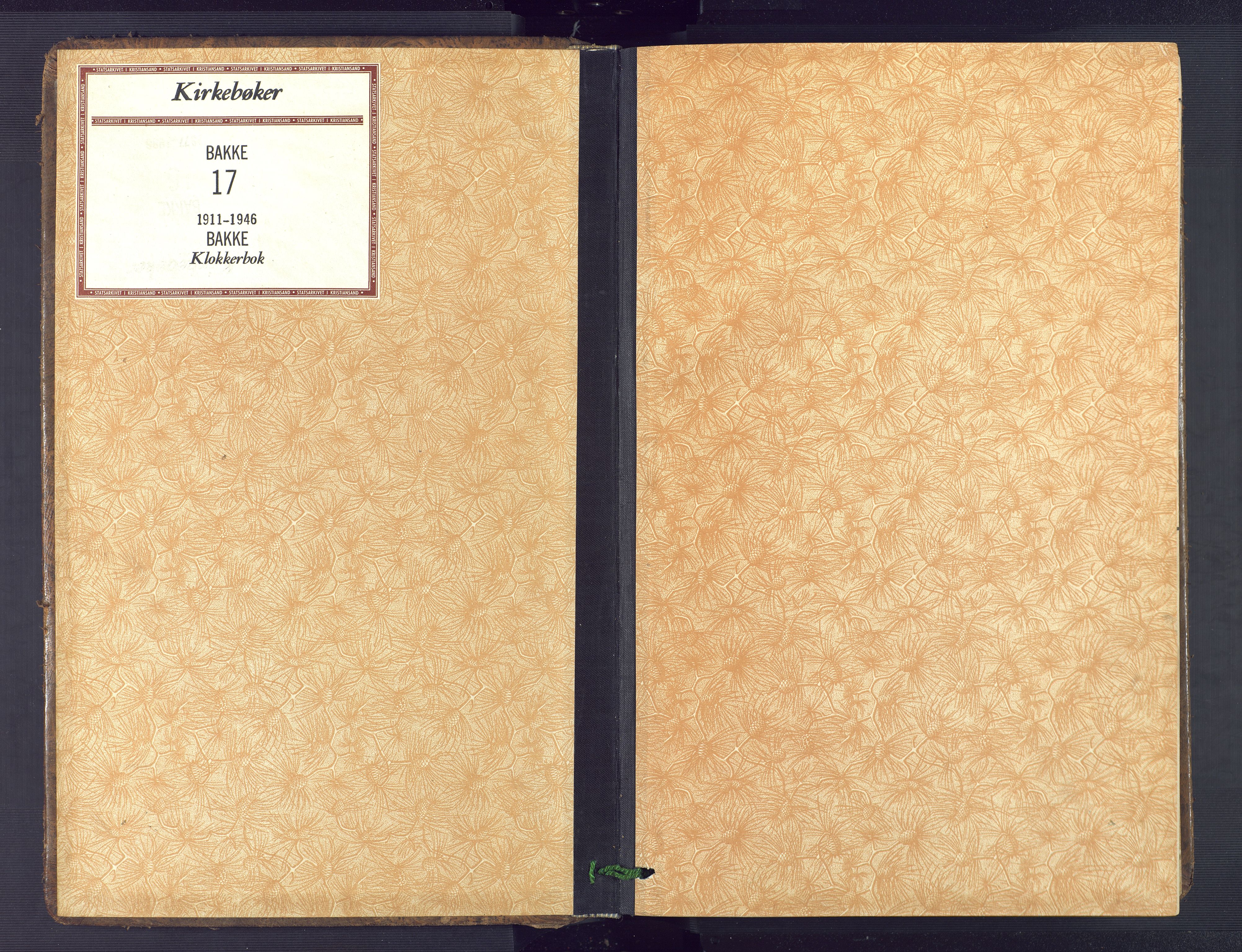Bakke sokneprestkontor, SAK/1111-0002/F/Fb/Fba/L0004: Parish register (copy) no. B 4, 1911-1946