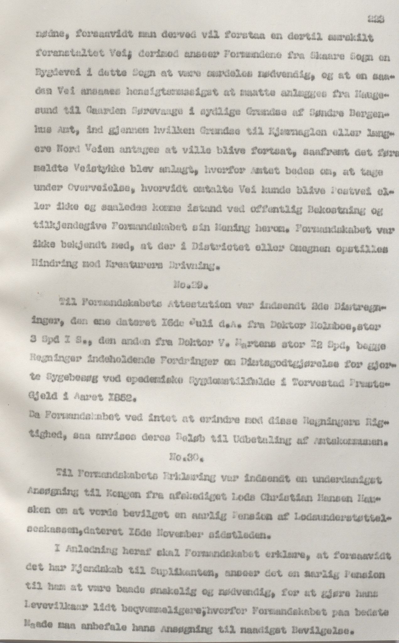 Torvastad kommune - Formannskapet, IKAR/K-101331/A/L0002: Avskrift av forhandlingsprotokoll, 1837-1855, p. 223