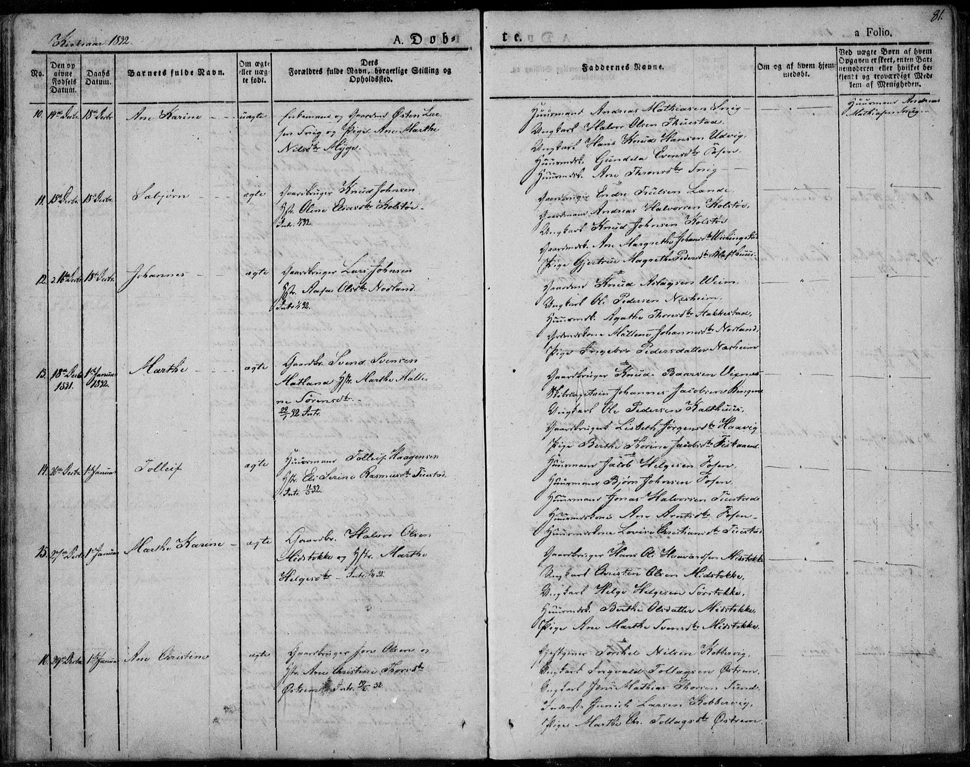 Avaldsnes sokneprestkontor, AV/SAST-A -101851/H/Ha/Haa/L0005: Parish register (official) no. A 5.1, 1825-1841, p. 81