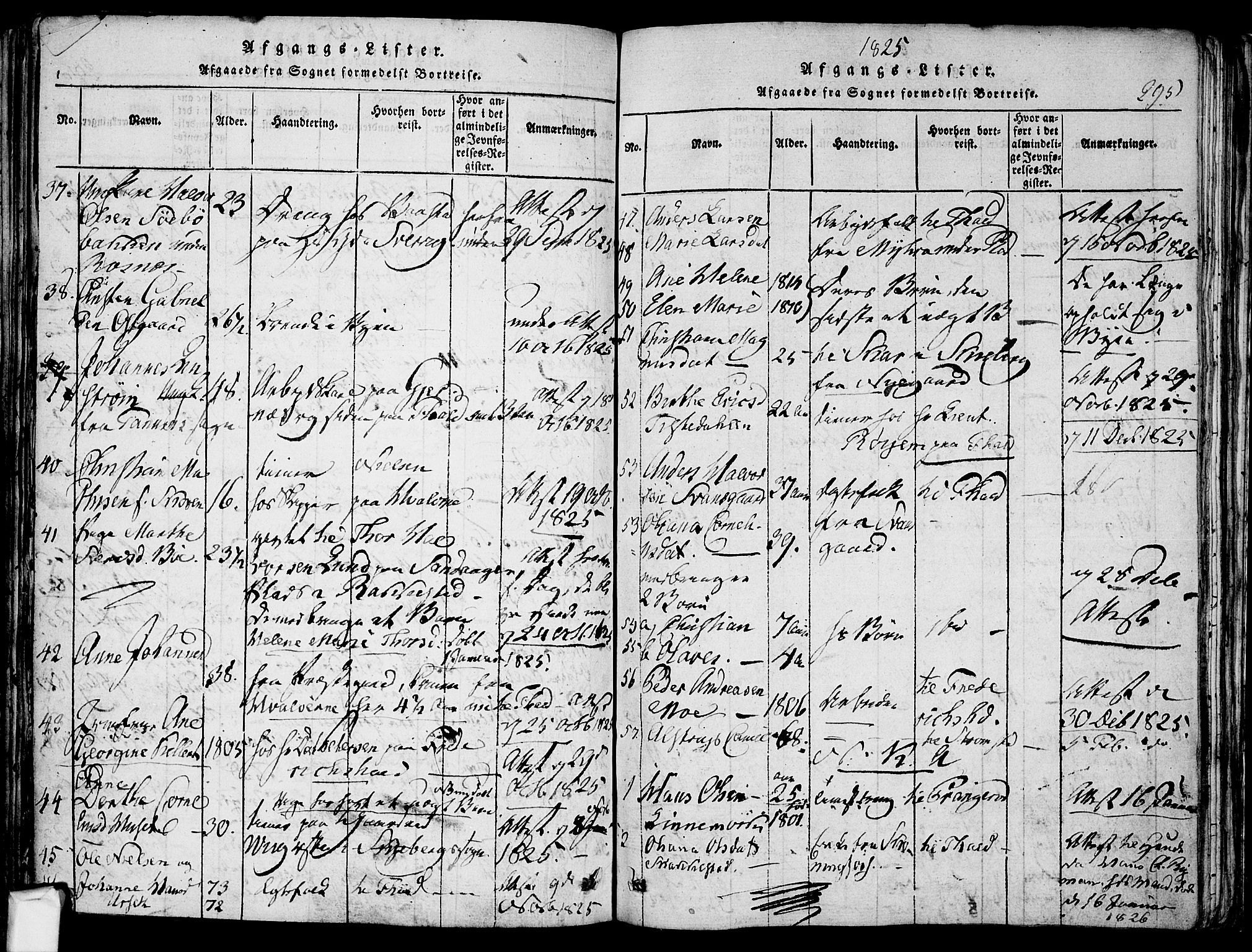 Berg prestekontor Kirkebøker, AV/SAO-A-10902/F/Fa/L0002: Parish register (official) no. I 2, 1815-1831, p. 295