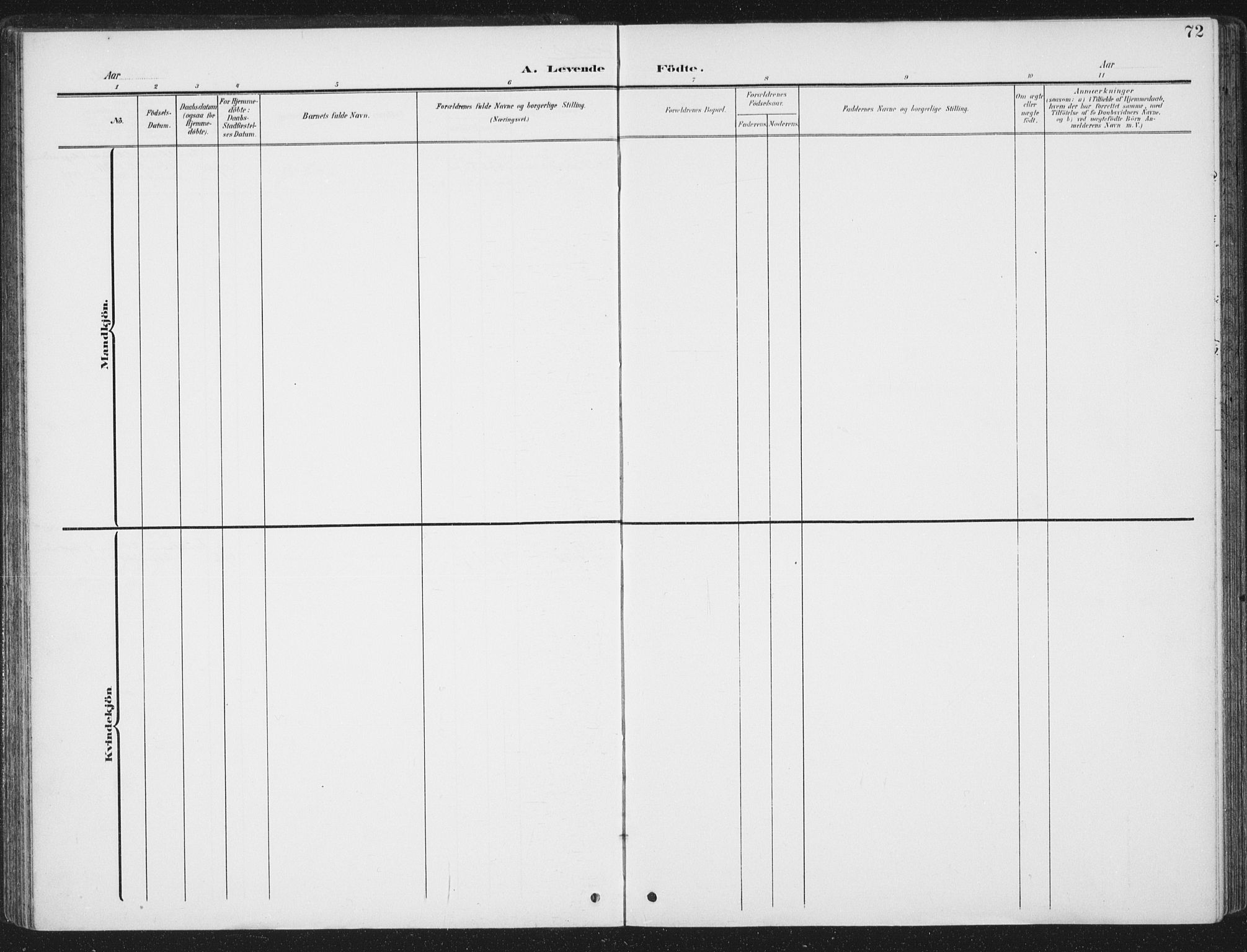 Ministerialprotokoller, klokkerbøker og fødselsregistre - Sør-Trøndelag, AV/SAT-A-1456/657/L0709: Parish register (official) no. 657A10, 1905-1919, p. 72