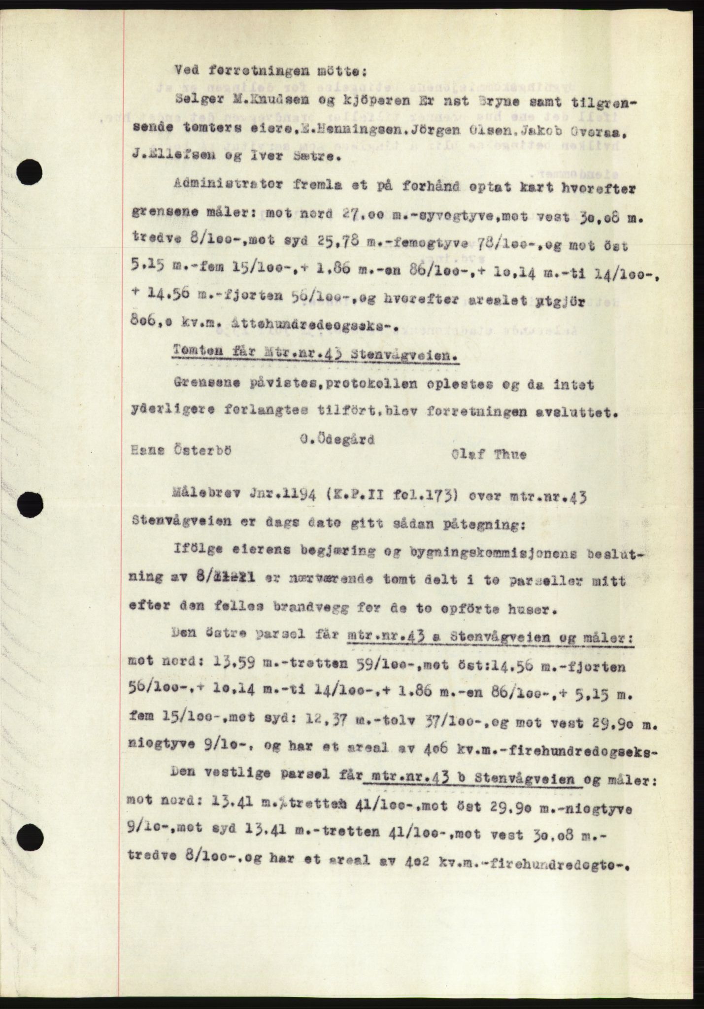 Ålesund byfogd, AV/SAT-A-4384: Mortgage book no. 26, 1930-1930, Deed date: 05.08.1930