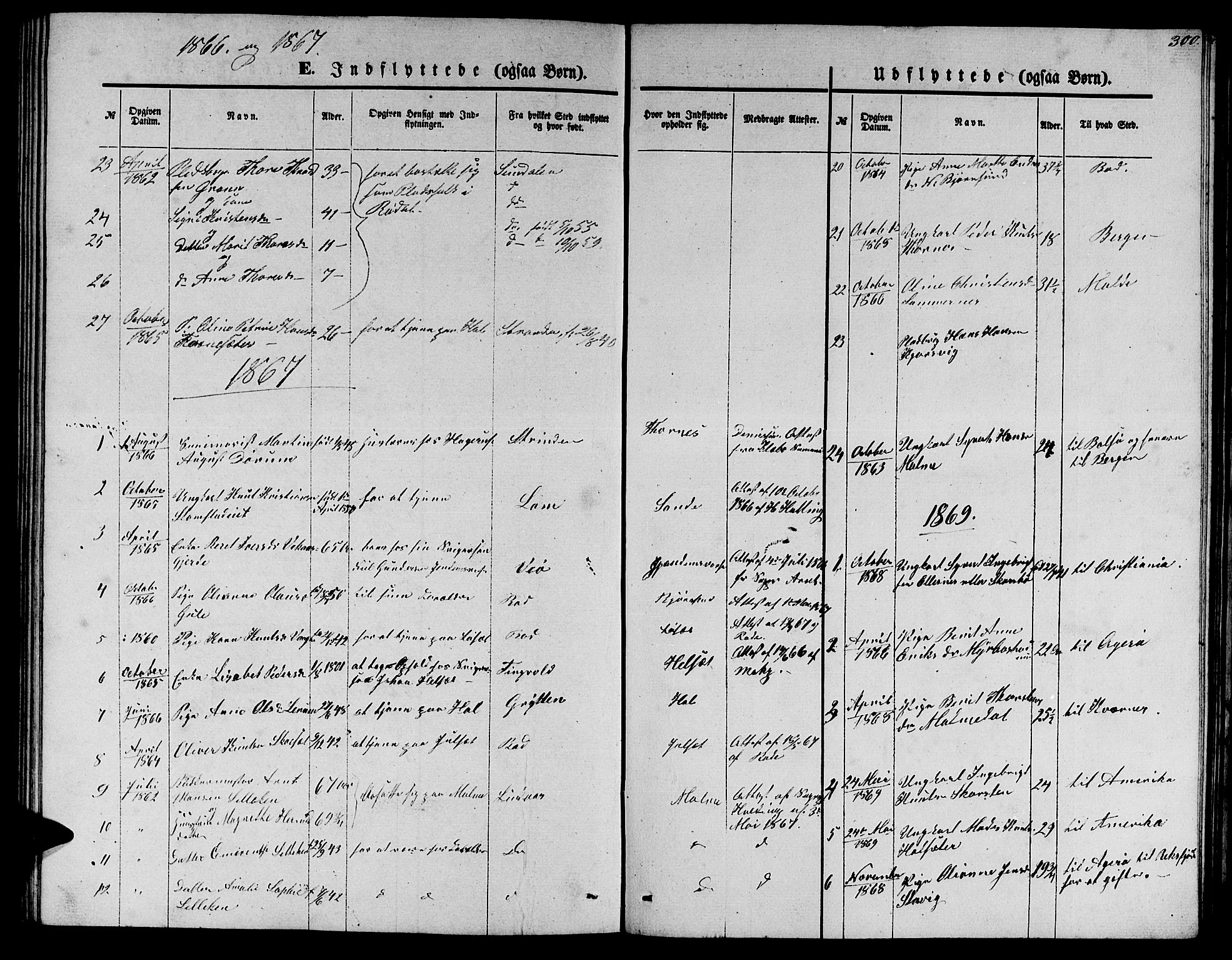 Ministerialprotokoller, klokkerbøker og fødselsregistre - Møre og Romsdal, AV/SAT-A-1454/565/L0753: Parish register (copy) no. 565C02, 1845-1870, p. 299