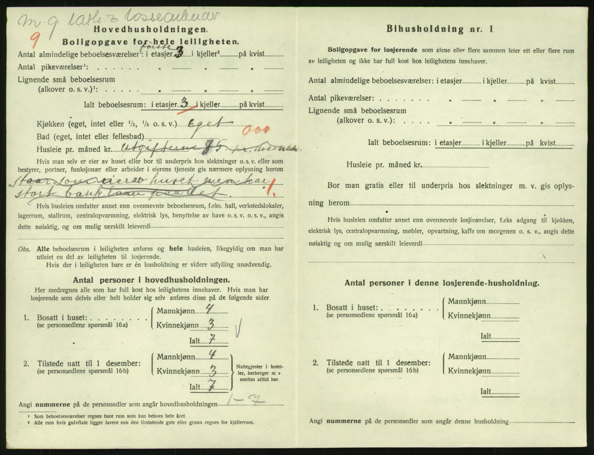 SAK, 1920 census for Arendal, 1920, p. 6053