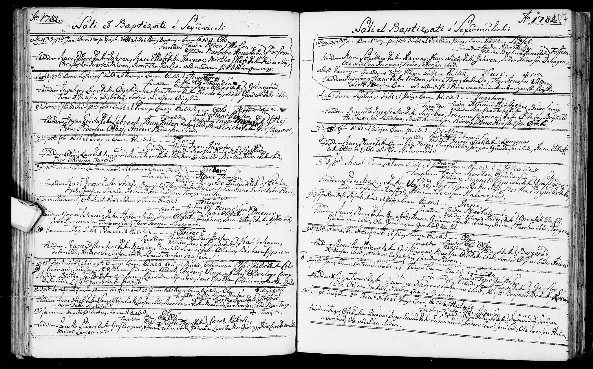 Aremark prestekontor Kirkebøker, AV/SAO-A-10899/F/Fb/L0002: Parish register (official) no.  II 2, 1745-1795, p. 107