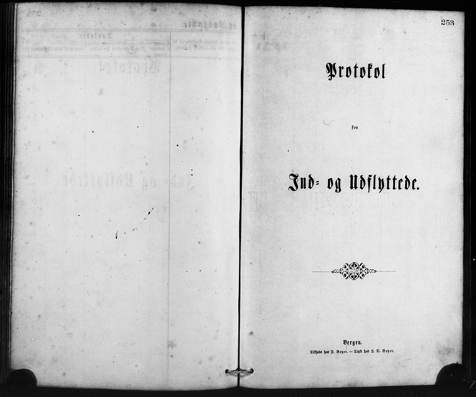 Sveio Sokneprestembete, SAB/A-78501/H/Haa: Parish register (official) no. B 1, 1870-1883, p. 253