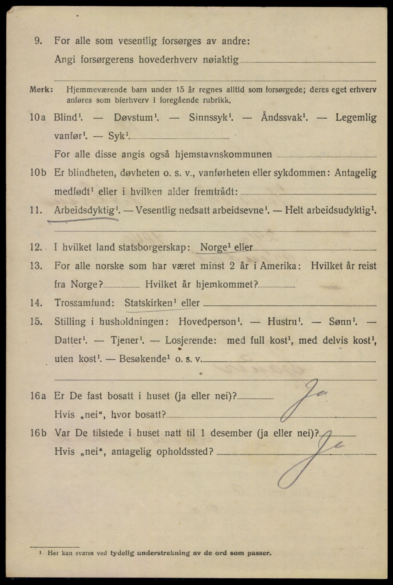 SAO, 1920 census for Kristiania, 1920, p. 199430