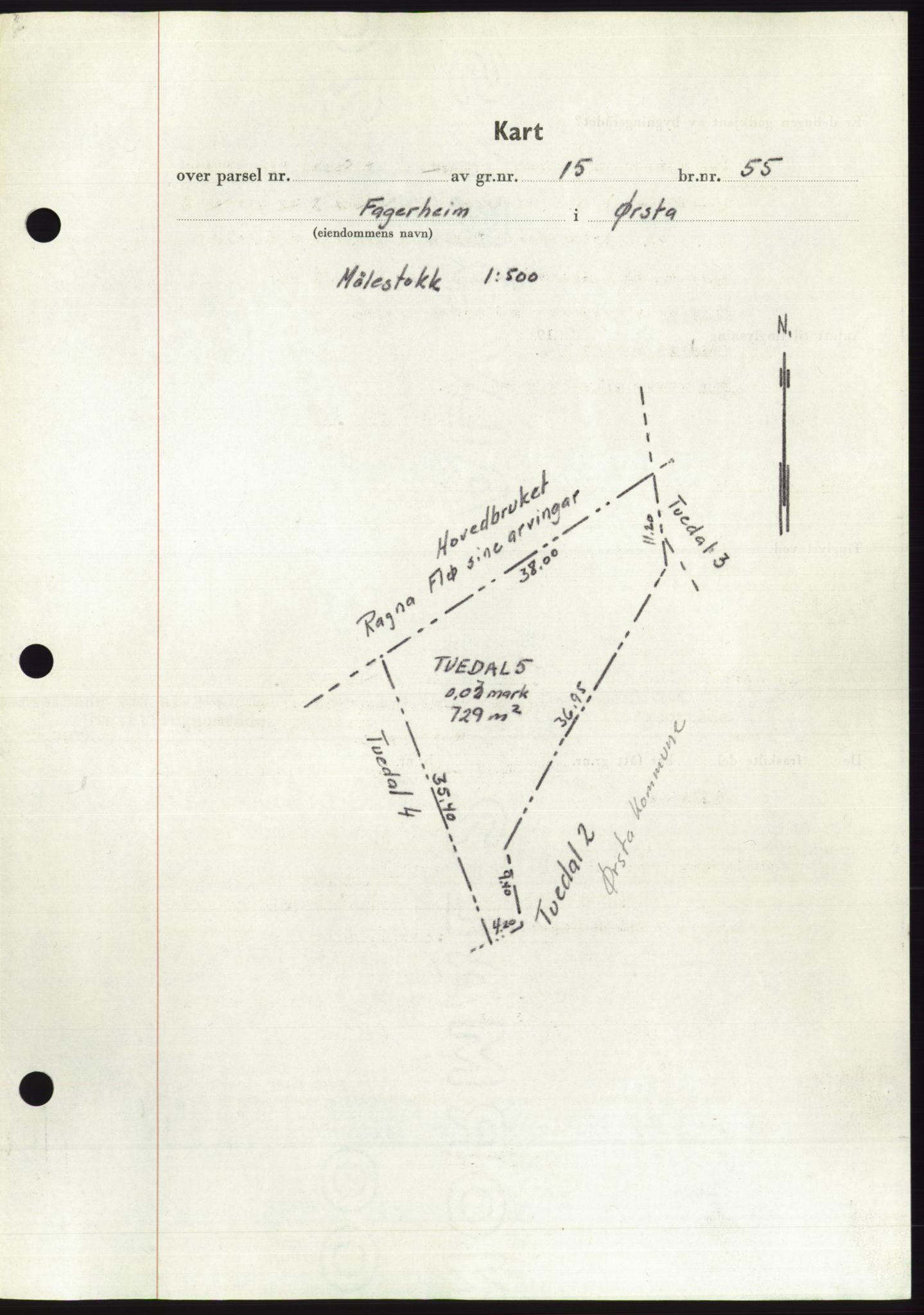 Søre Sunnmøre sorenskriveri, AV/SAT-A-4122/1/2/2C/L0092: Mortgage book no. 18A, 1952-1952, Diary no: : 1354/1952